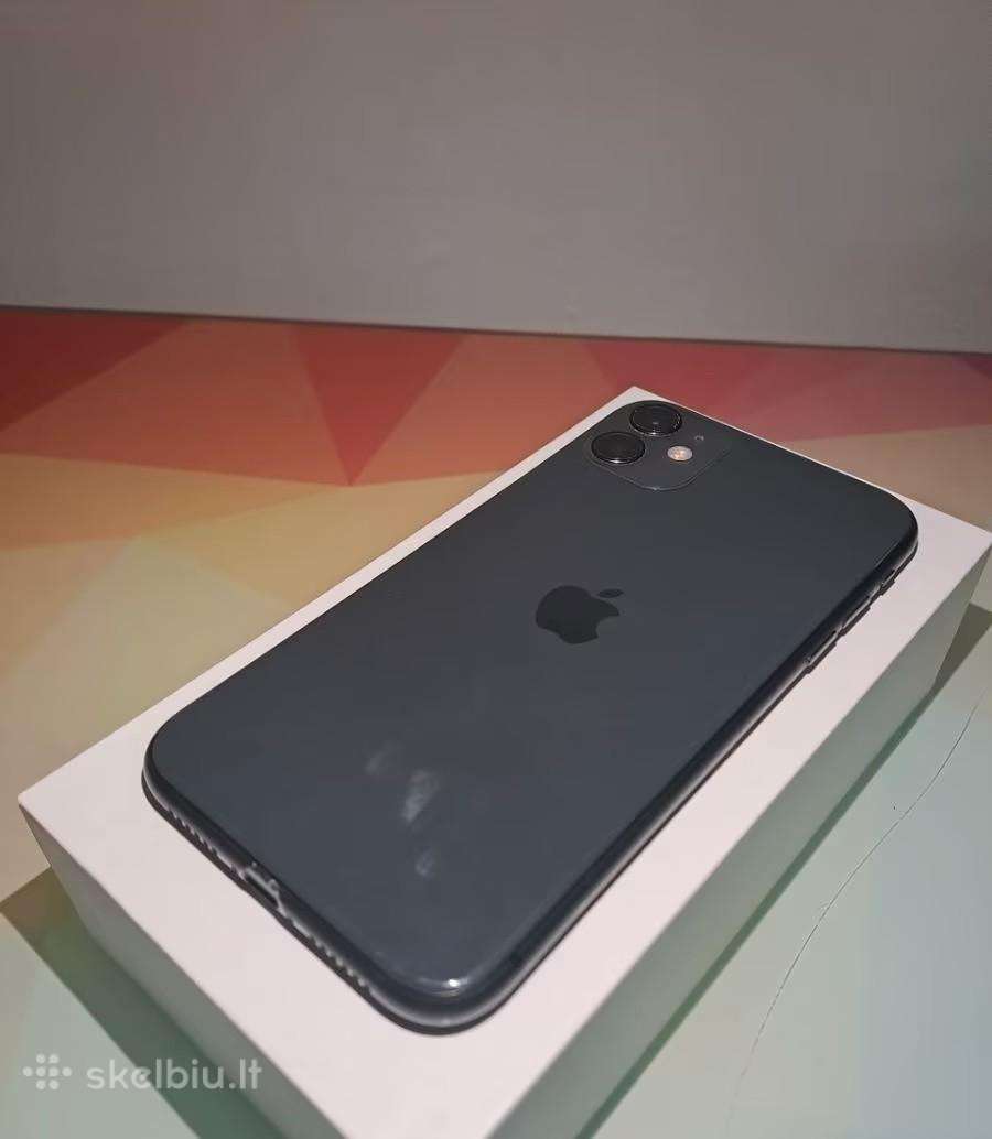 iPhone 11 juodos spalvos 64 GB