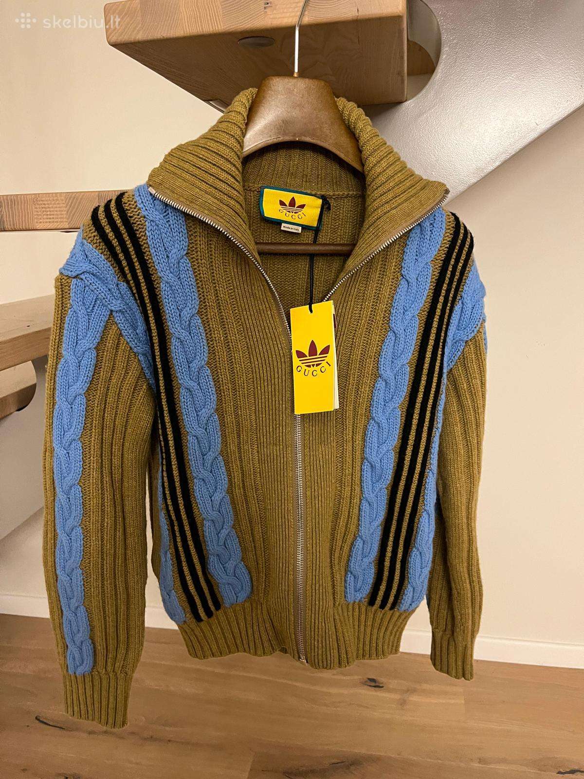 Gucci x Adidas vilnonis kardiganas