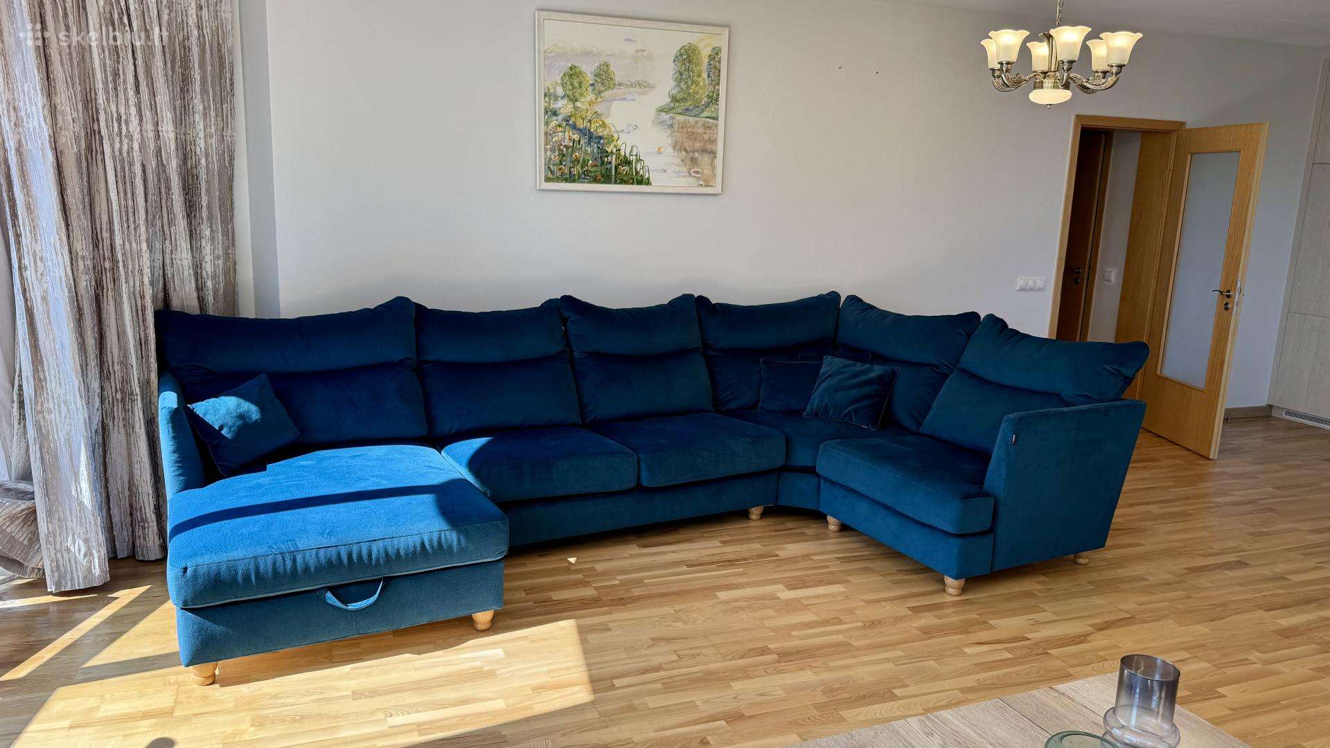 Didelė Magres Baldai sofa-lova su patalynės dėže