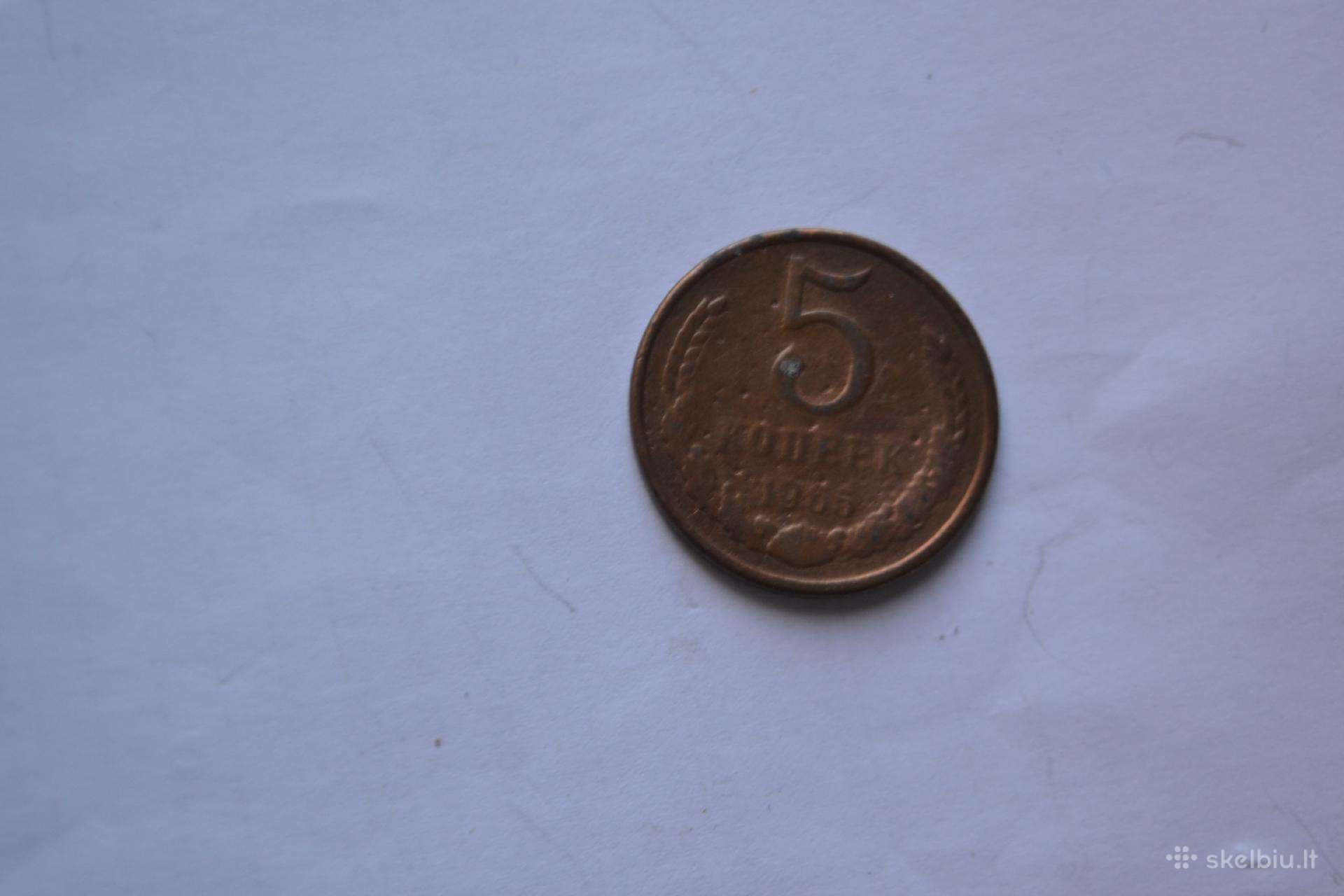 5 kapeikos 1965 m.