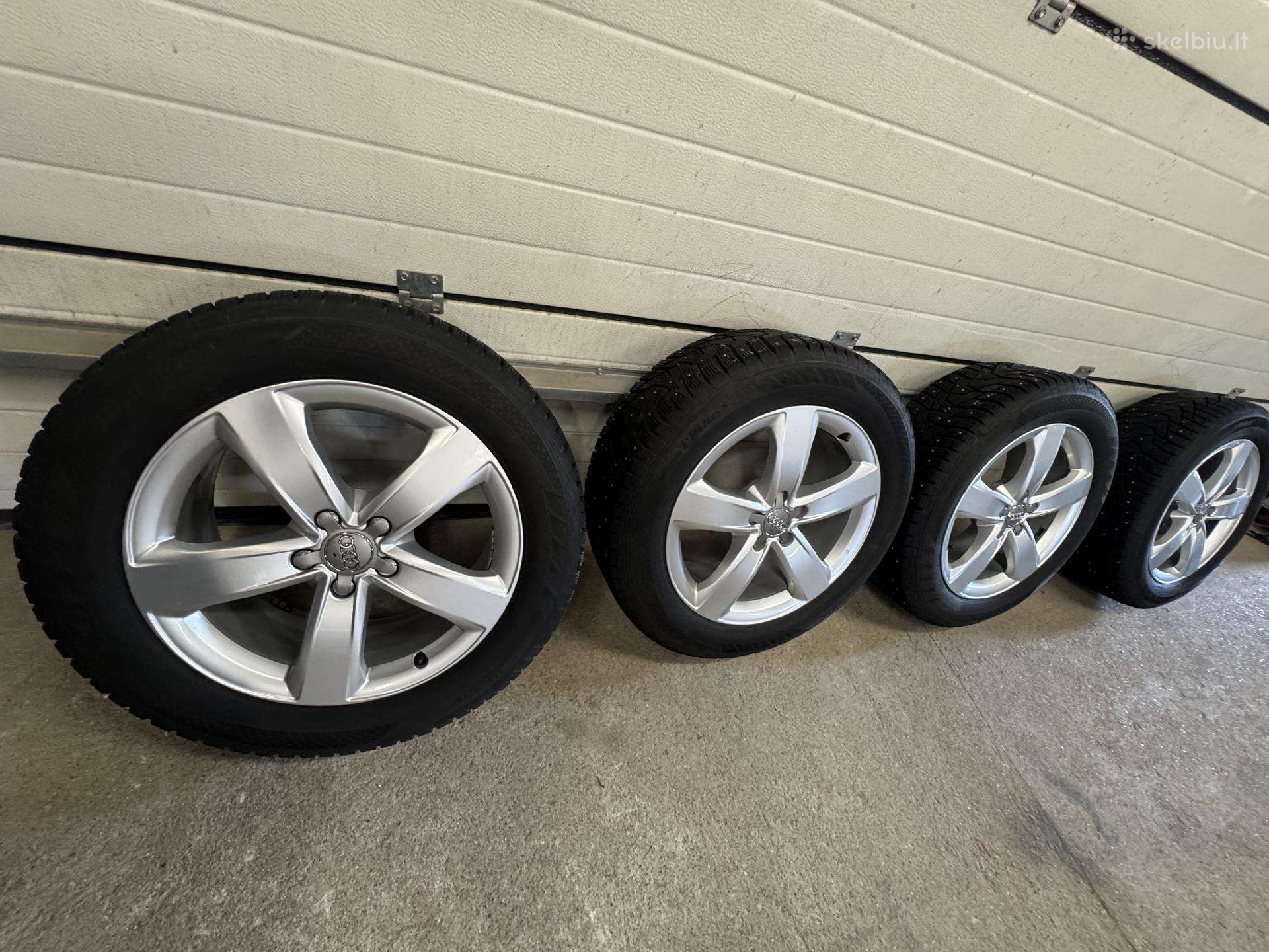 Audi Q5 R18 ratlankiai su žieminėmis padangomis