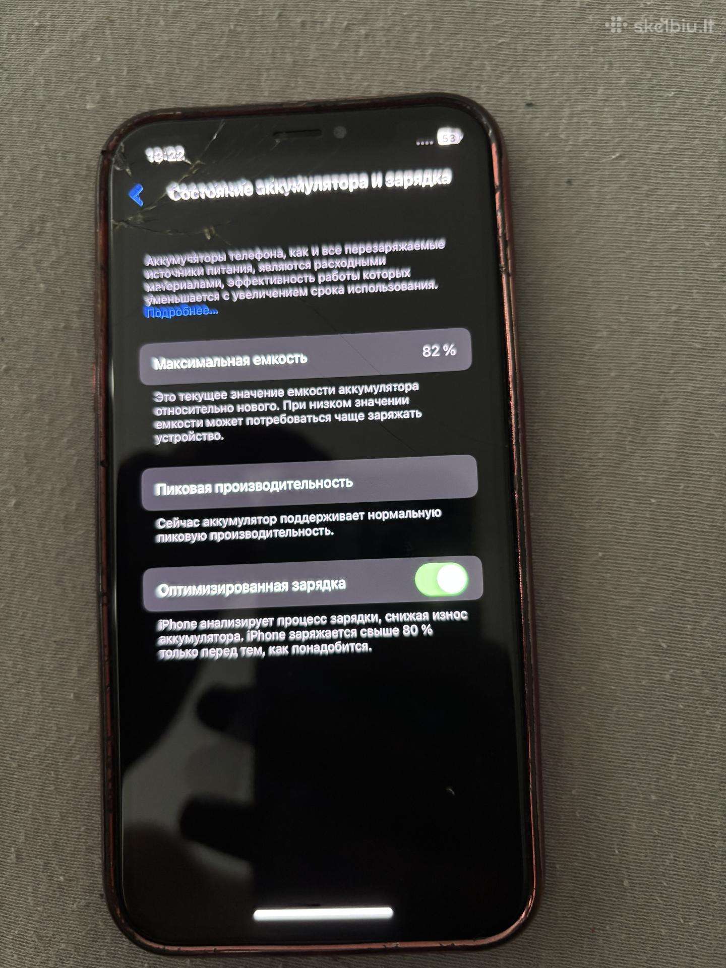 Parduodu puikiai veikiantį, iPhone X, dėžės