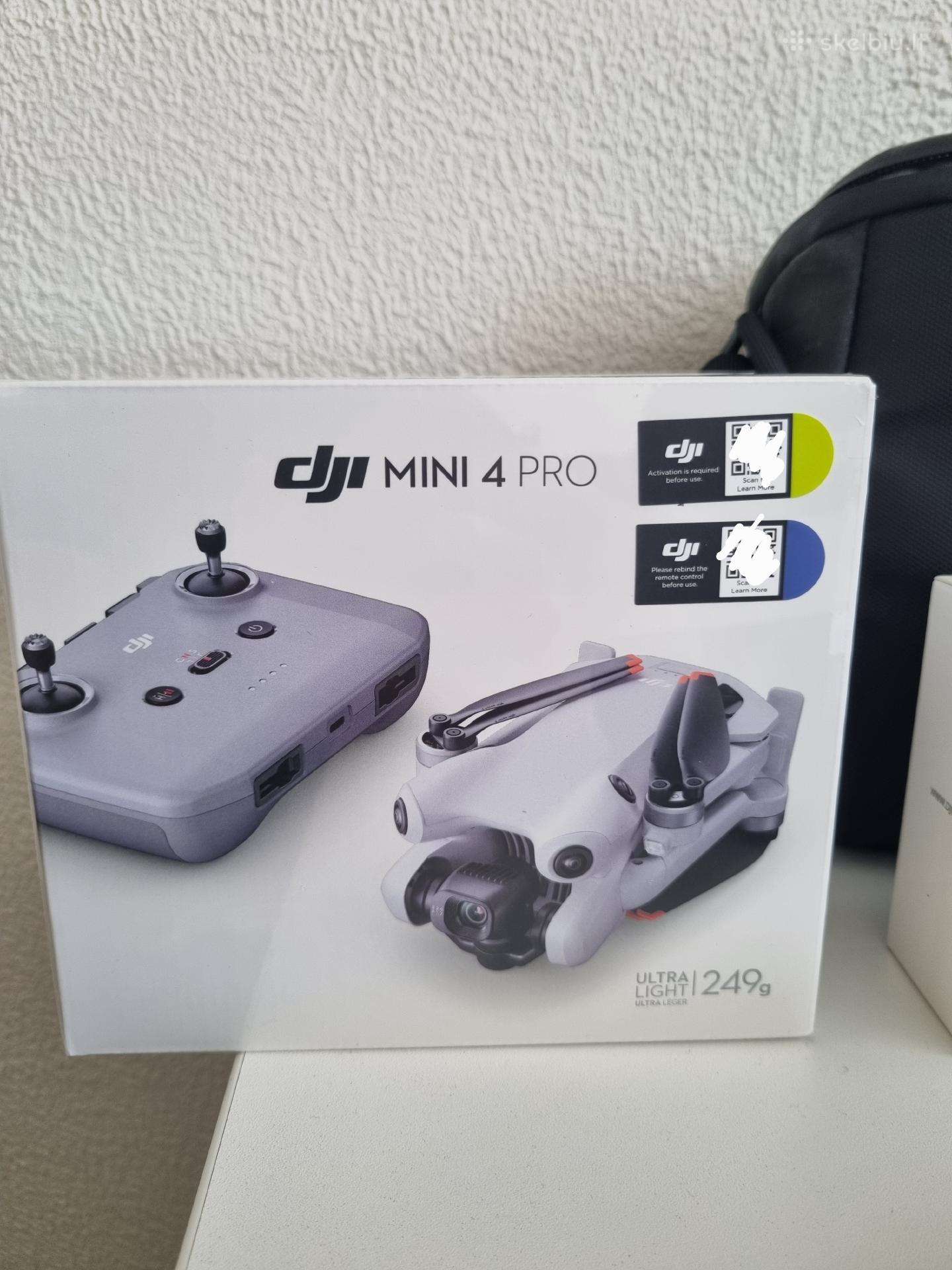 Dji Mini 4 Pro dronas su Rc2 pultu