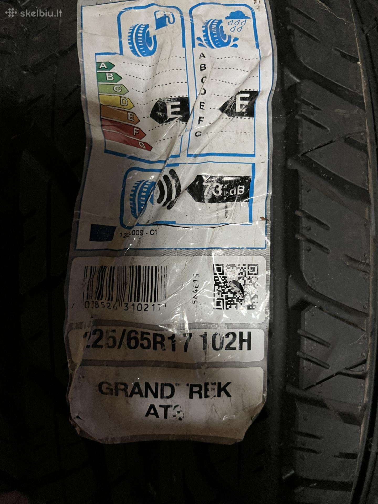 Dunlop Grandtrek At3 225/65 R17 naujos padangos