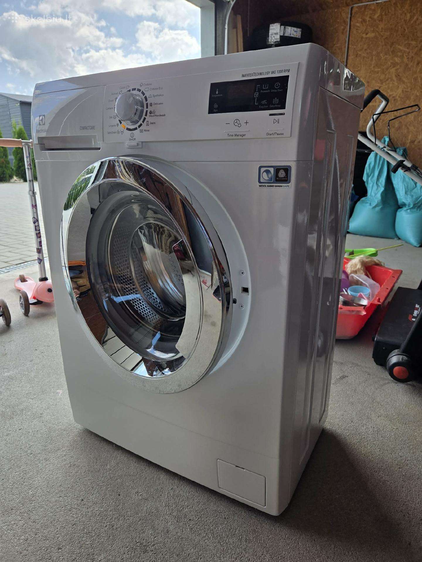 Mažai naudota Electrolux Slim skalbimo mašina