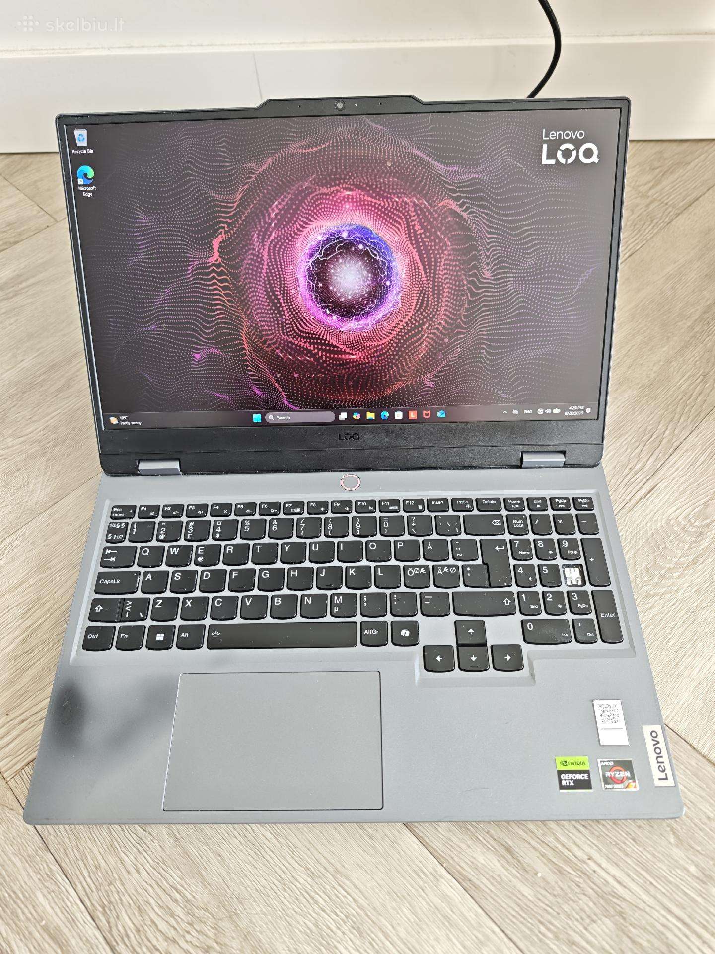 Lenovo Loq15.6, Rtx 4060, Ryzen 7