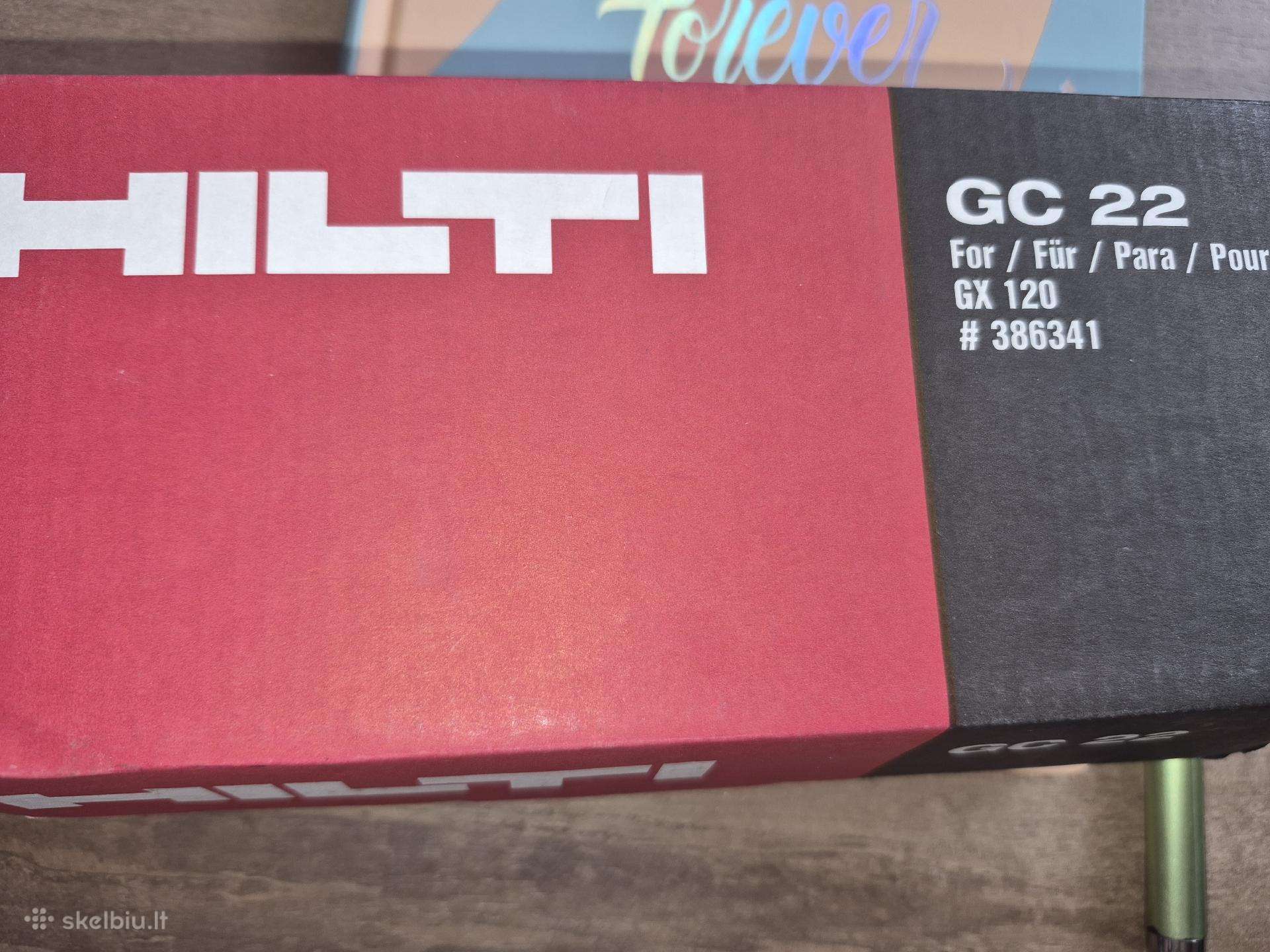 Hilti Gx120 Gc22 dujų balionėliai