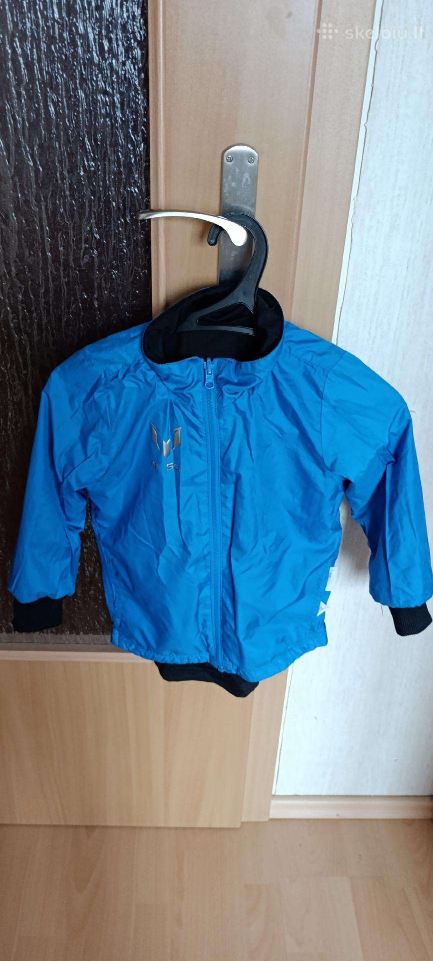 Adidas Messi dvipusė vaikiška plona striukė 5-6 m.