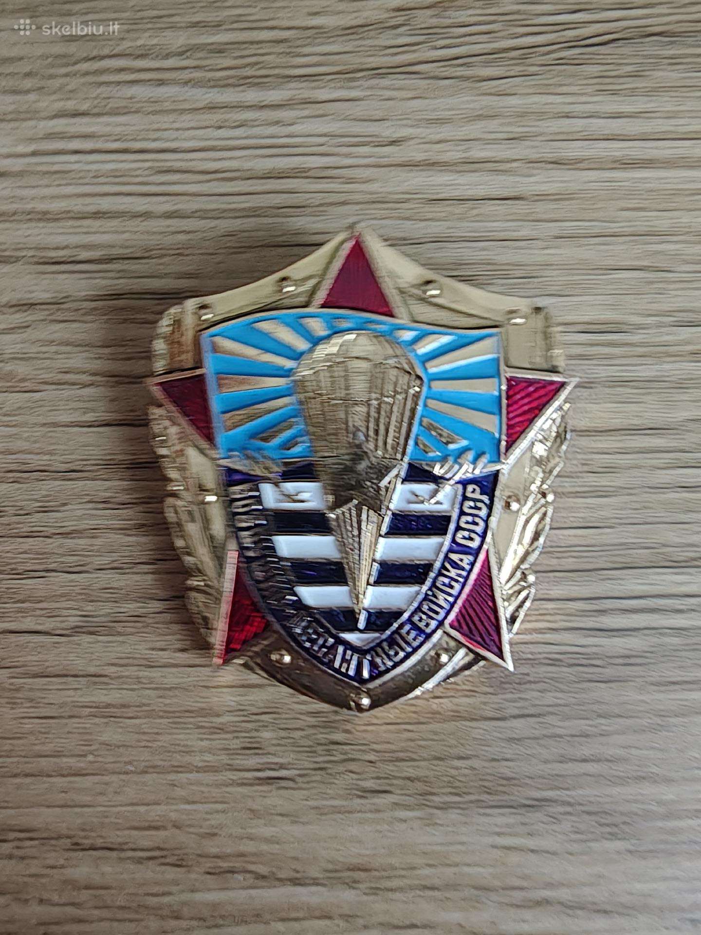 Ssrs desantininkų ženkliukas