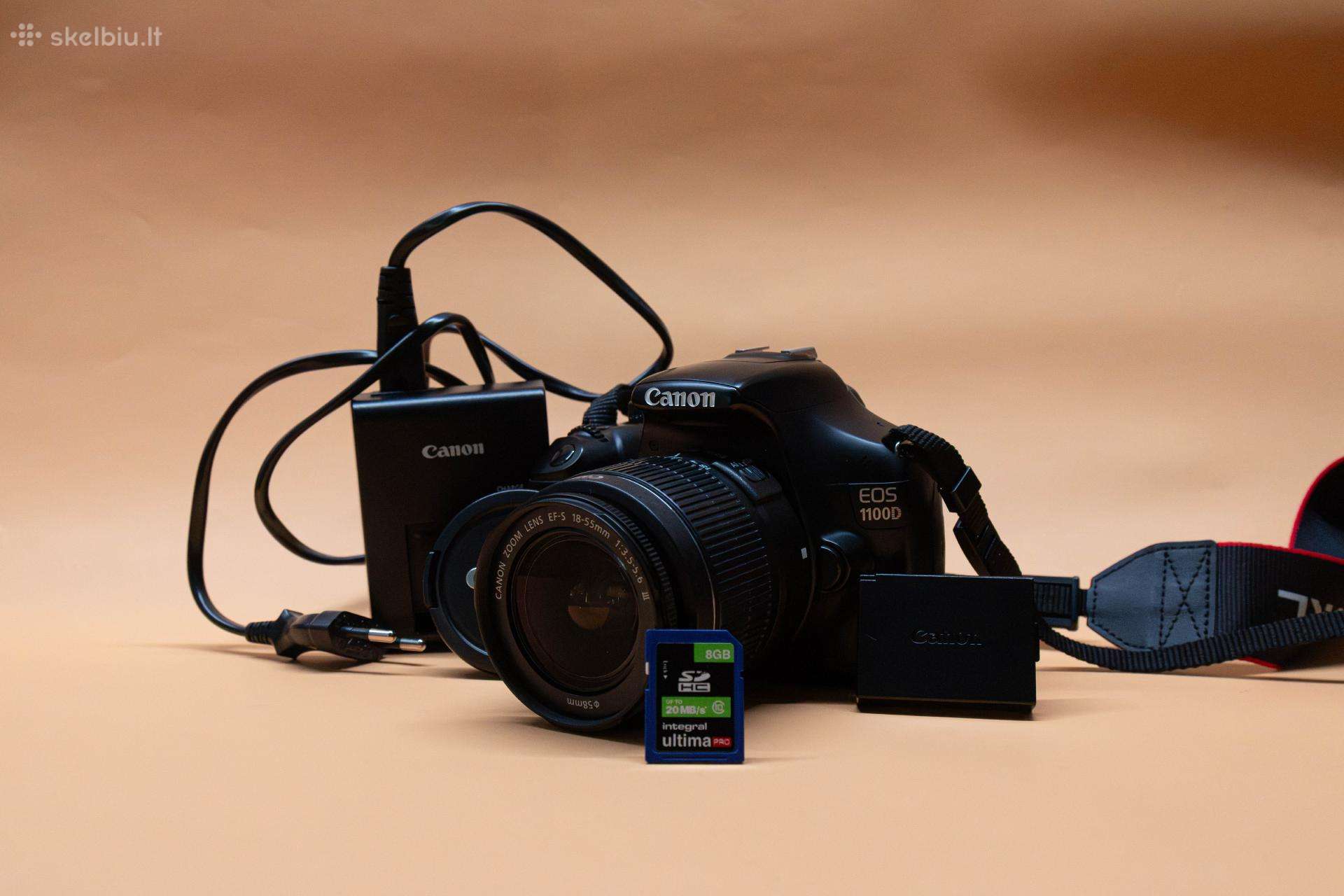 Canon 1100d + Canon 18–55 mm f/3.5–5.6 Is II