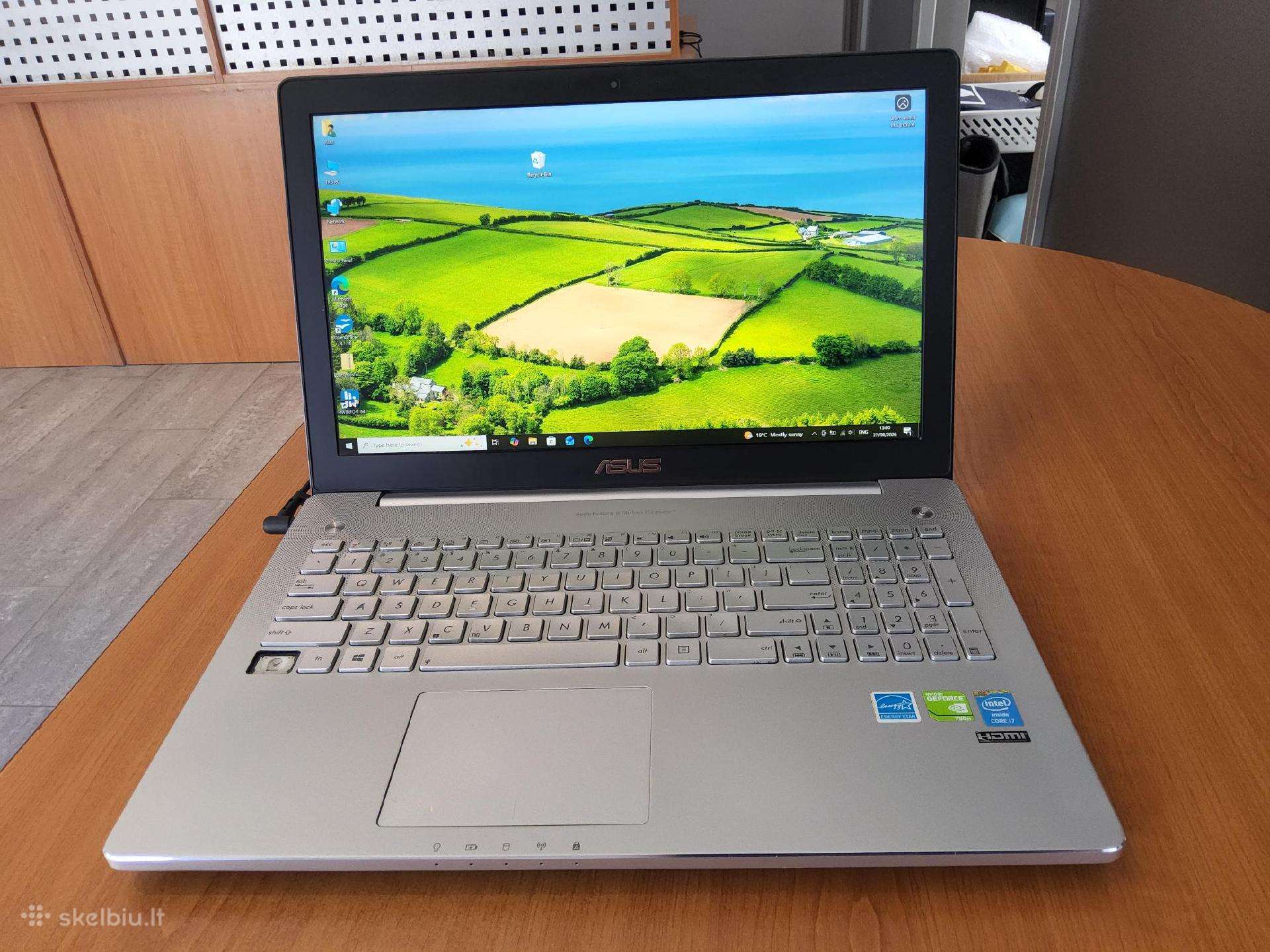 Asus N550jv, i7, GT 750m, 8gb, 240gb