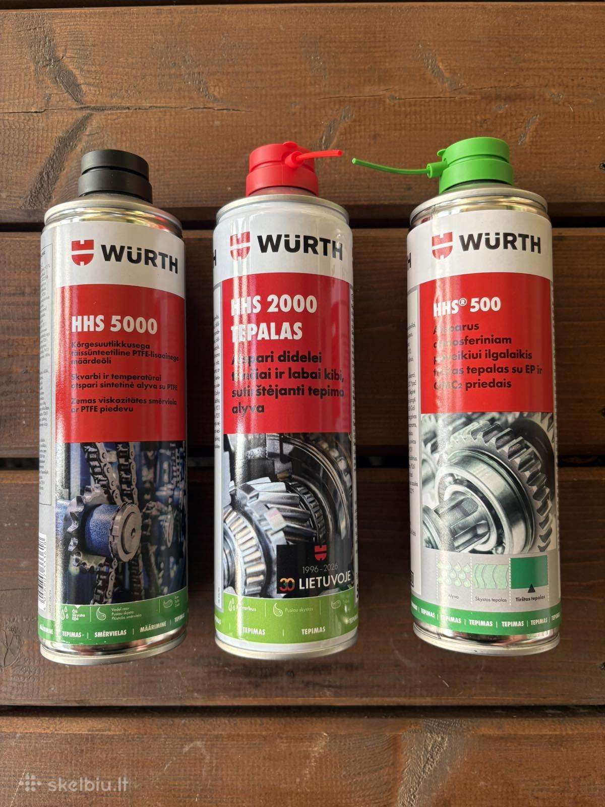 Wurth purškiamas tepalas