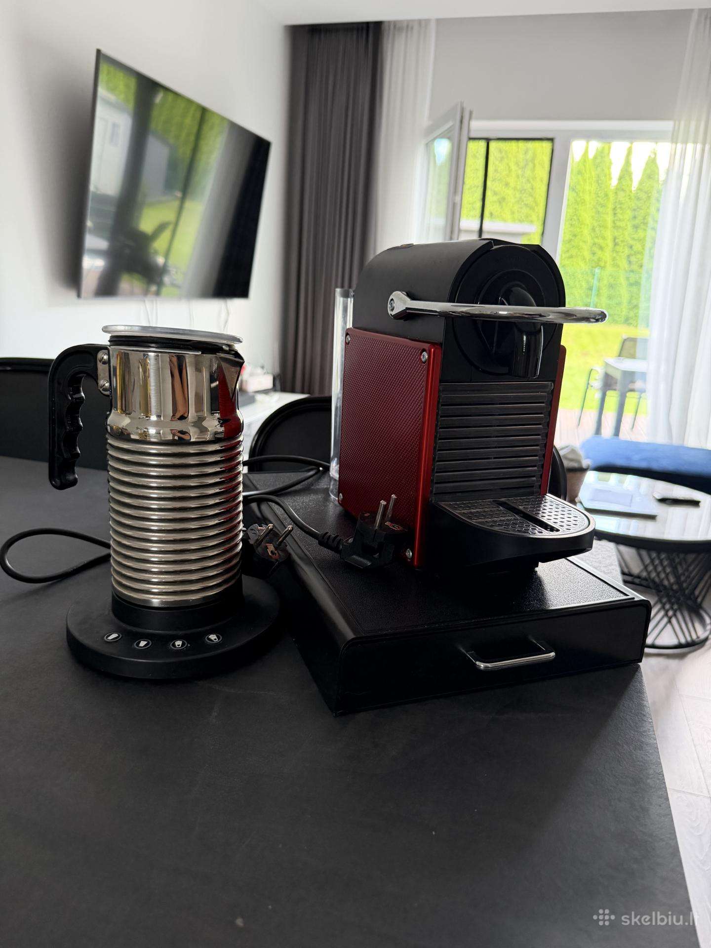 Nespresso pixie + pieno plakiklis