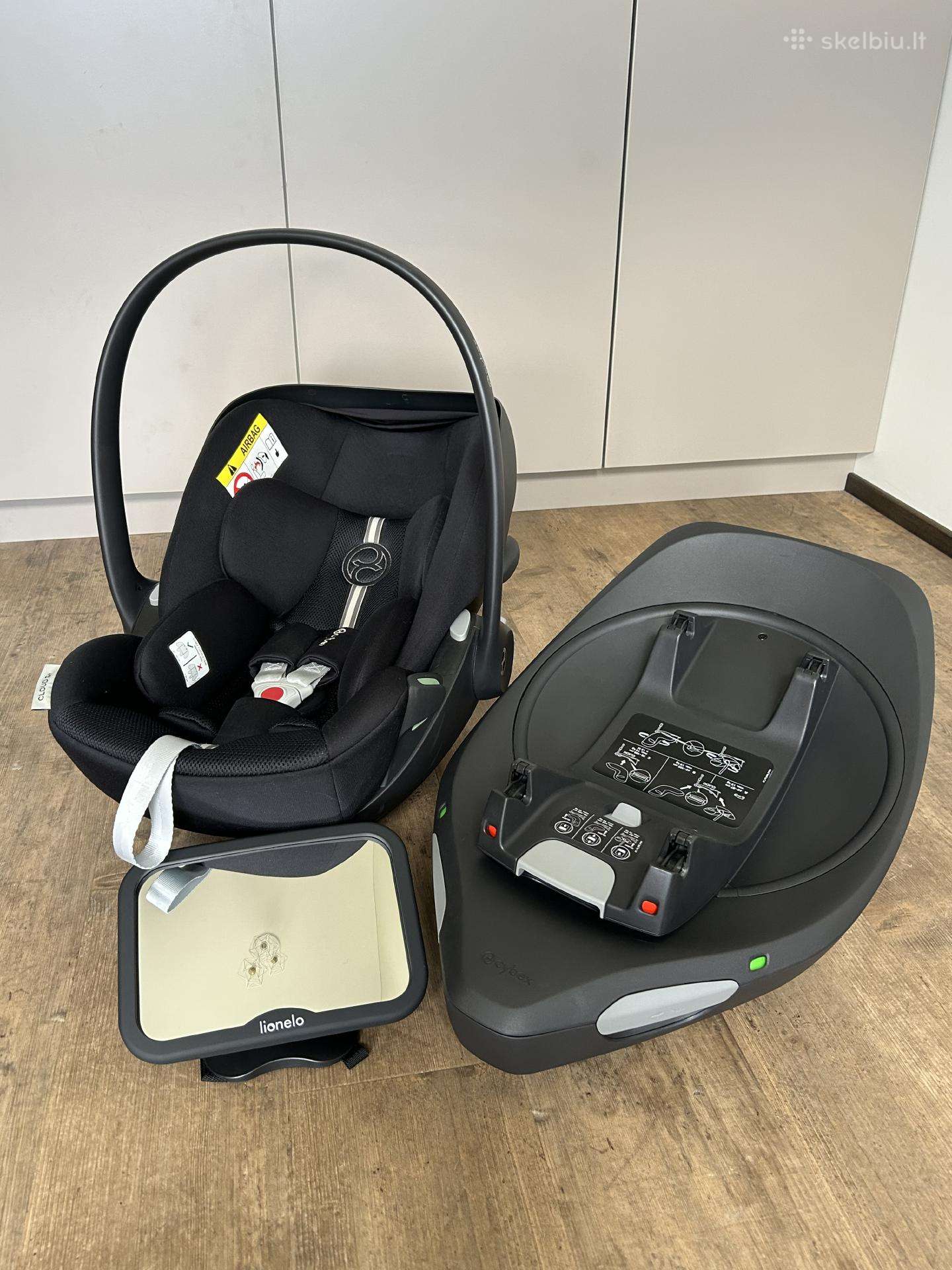 Cybex autokėdutė su baze + veidrodis