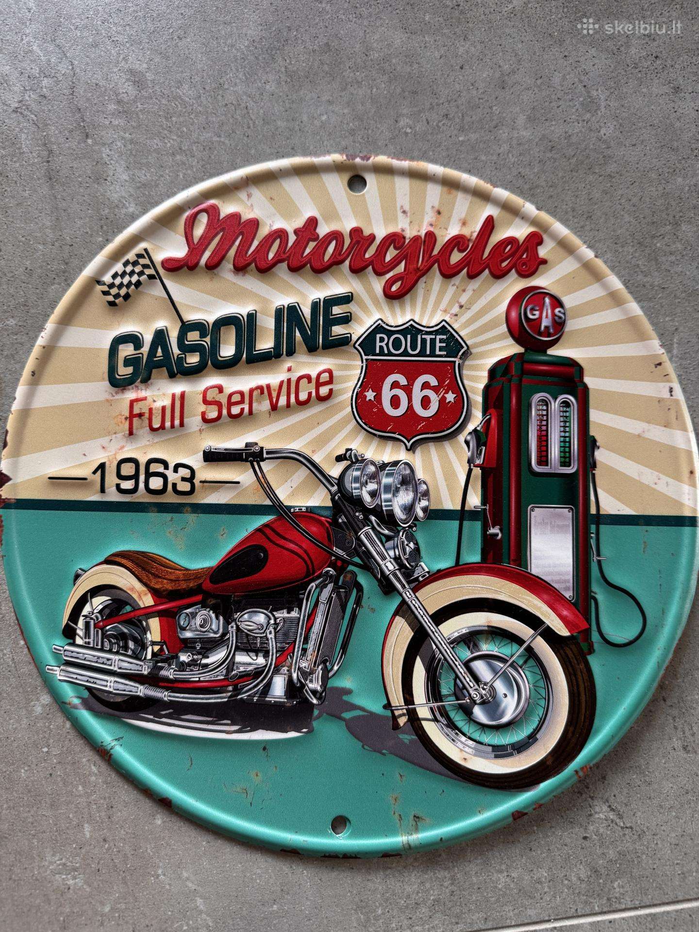 Route 66 metalinė iškaba