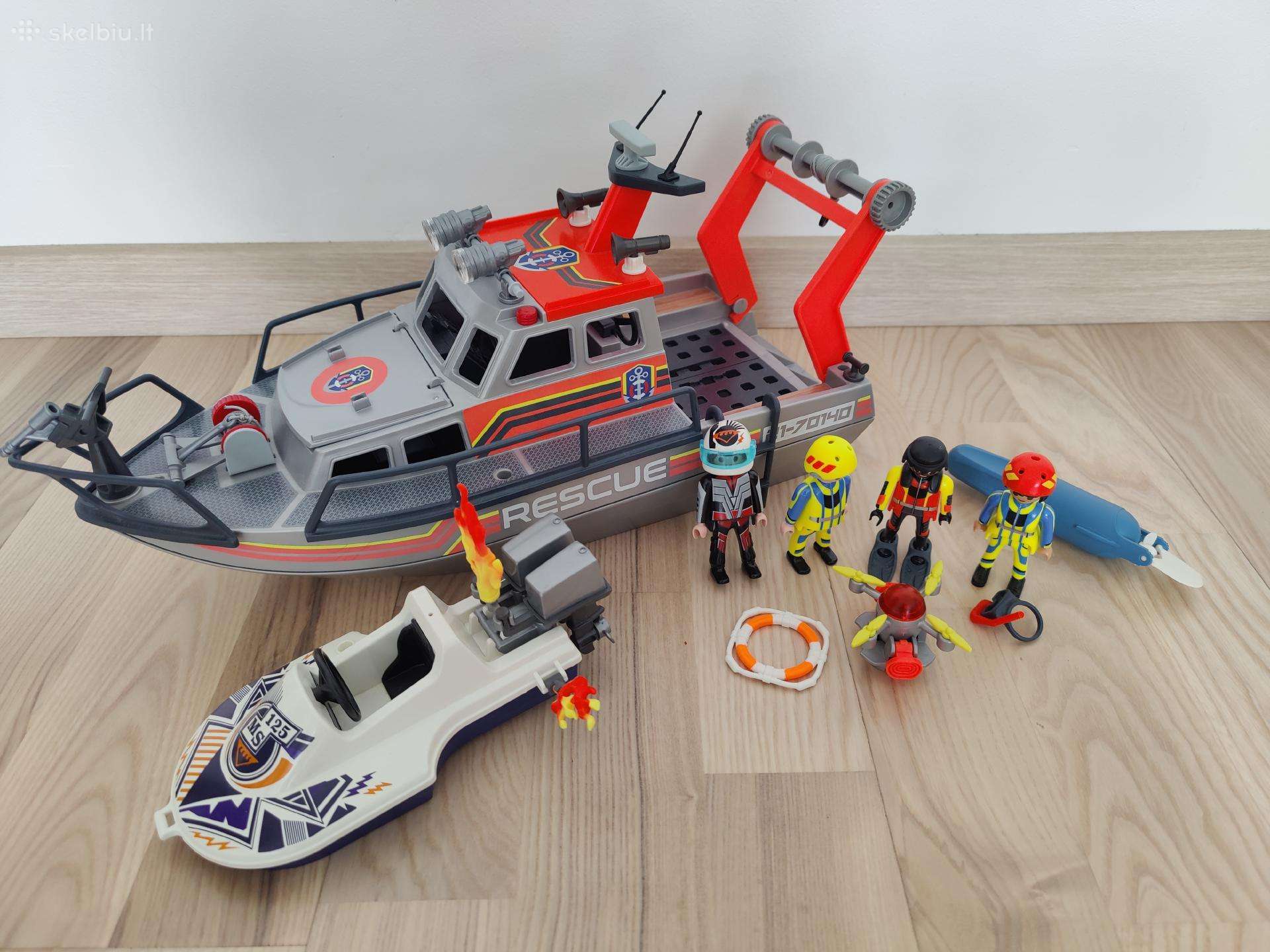 Playmobil 70140 gelbėjimo laivas (su varikliu)