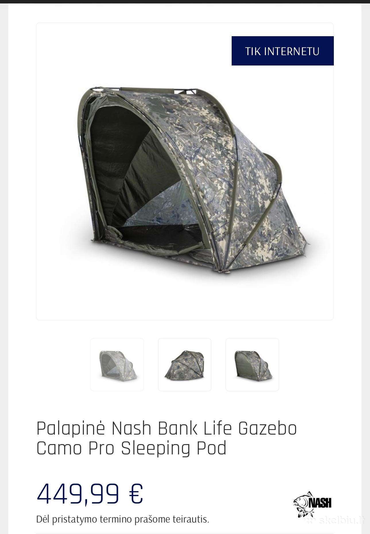 Nash Bank Life Gazebo Camo Pro Sleeping Pod