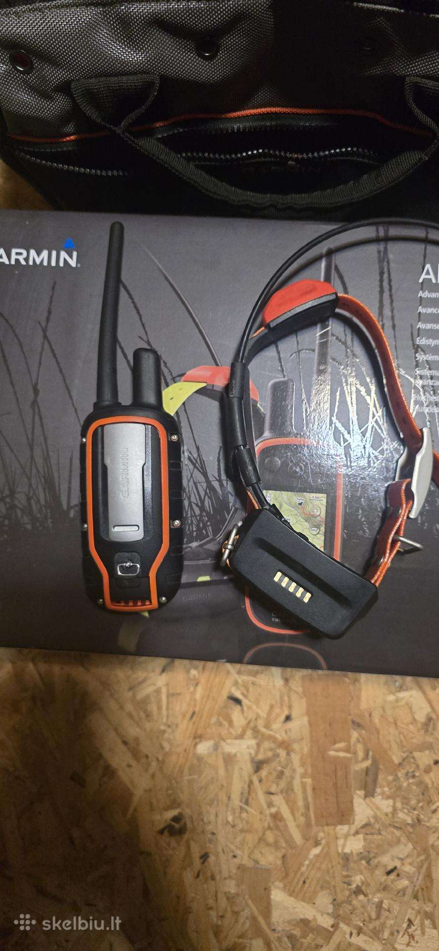 Garmin alfa 100 su antkakliu.