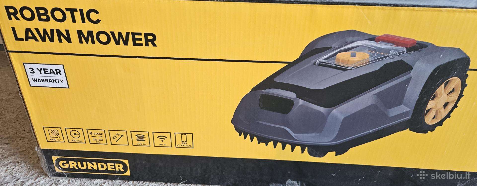 Naujas žoliapjoves robotas