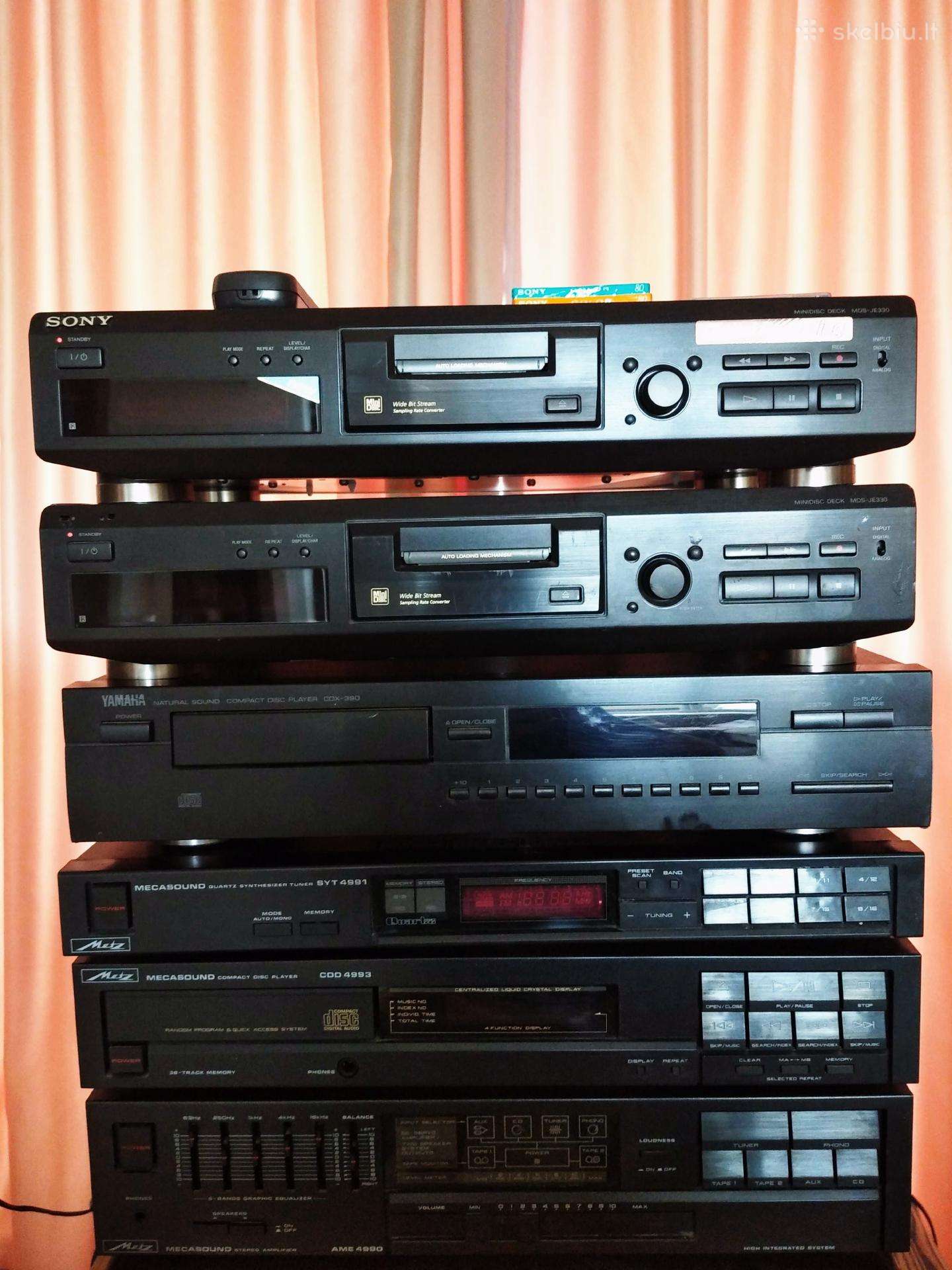 Sony minidisc Metz Yamaha Panasonic