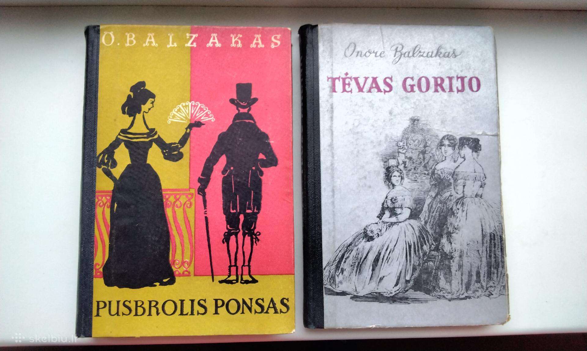 O. Balzakas. Pusbrolis Ponsas. Tėvas Gorijo