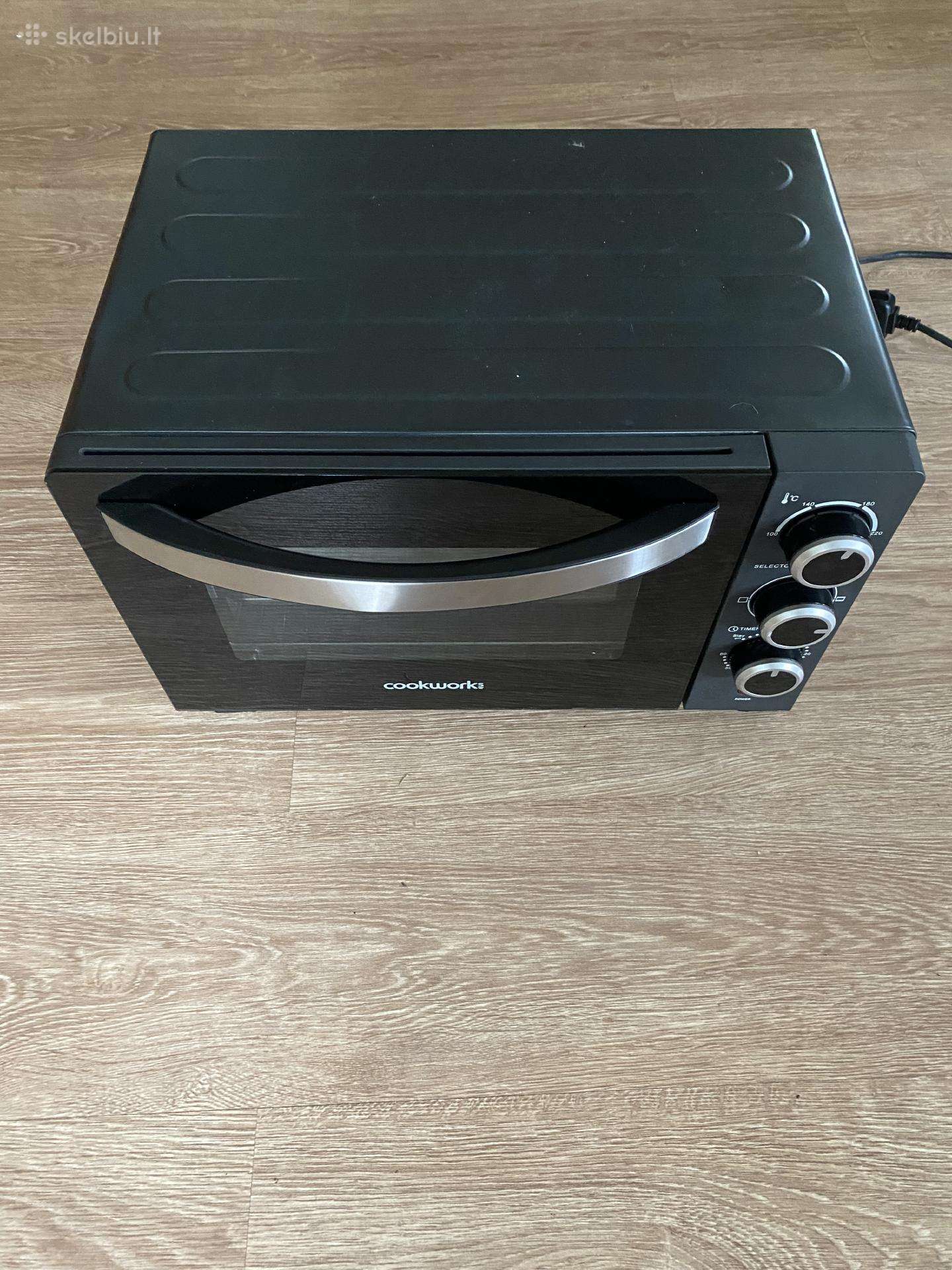 Naudota mini orkaitė su griliu „cookworks“ (20l)
