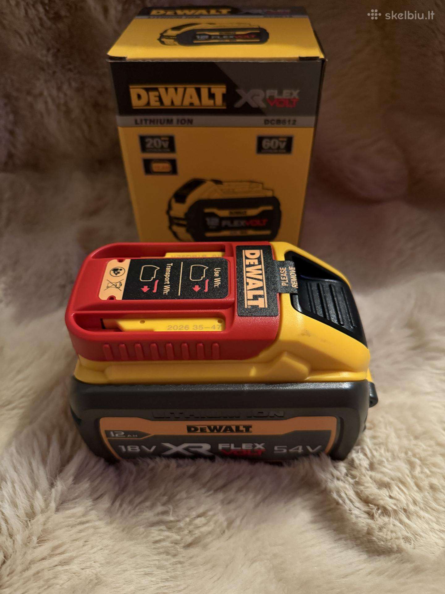 Dewalt Flexvolt 12ah 60v
