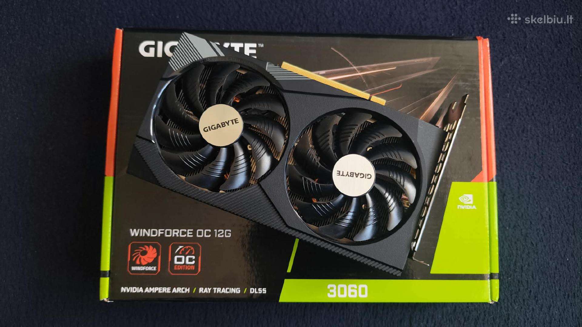 Parduodu Rtx 3060 12gb vaizdo plokštę