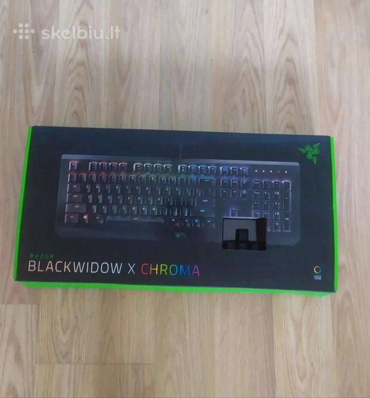 Razer blackwidow x chroma žaidimų klaviatūra