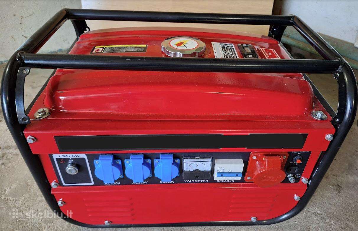 Benzininis elektros generatorius 3500w