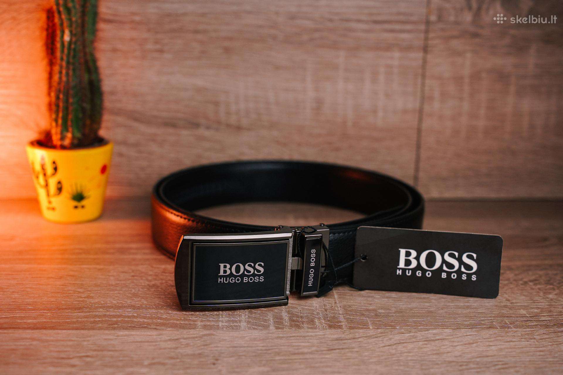 Automatinis odinis Hugo Boss vyriškas diržas