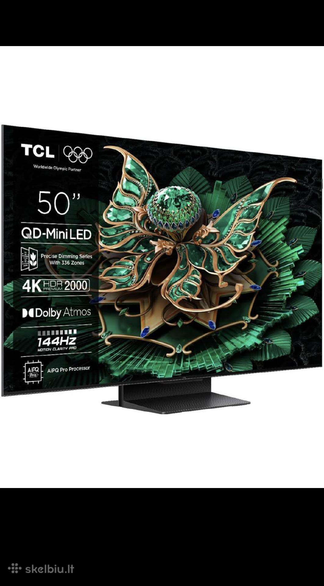 Televizorius Tcl 50c7k, 50, 4k, 144hz