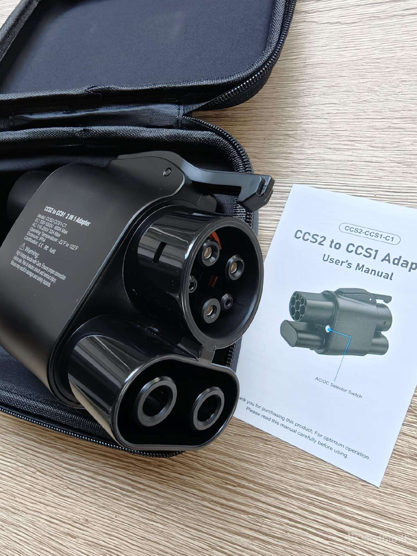 Ccs2 į Ccs1 adapteris Usa JAV elektromobiliams