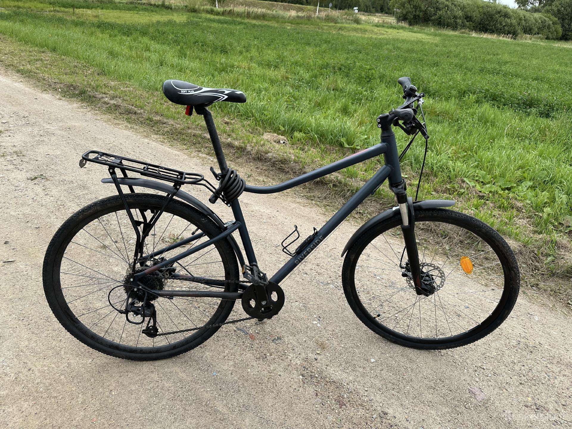 Hibridinis dviratis „Riverside 500“, mėlynas