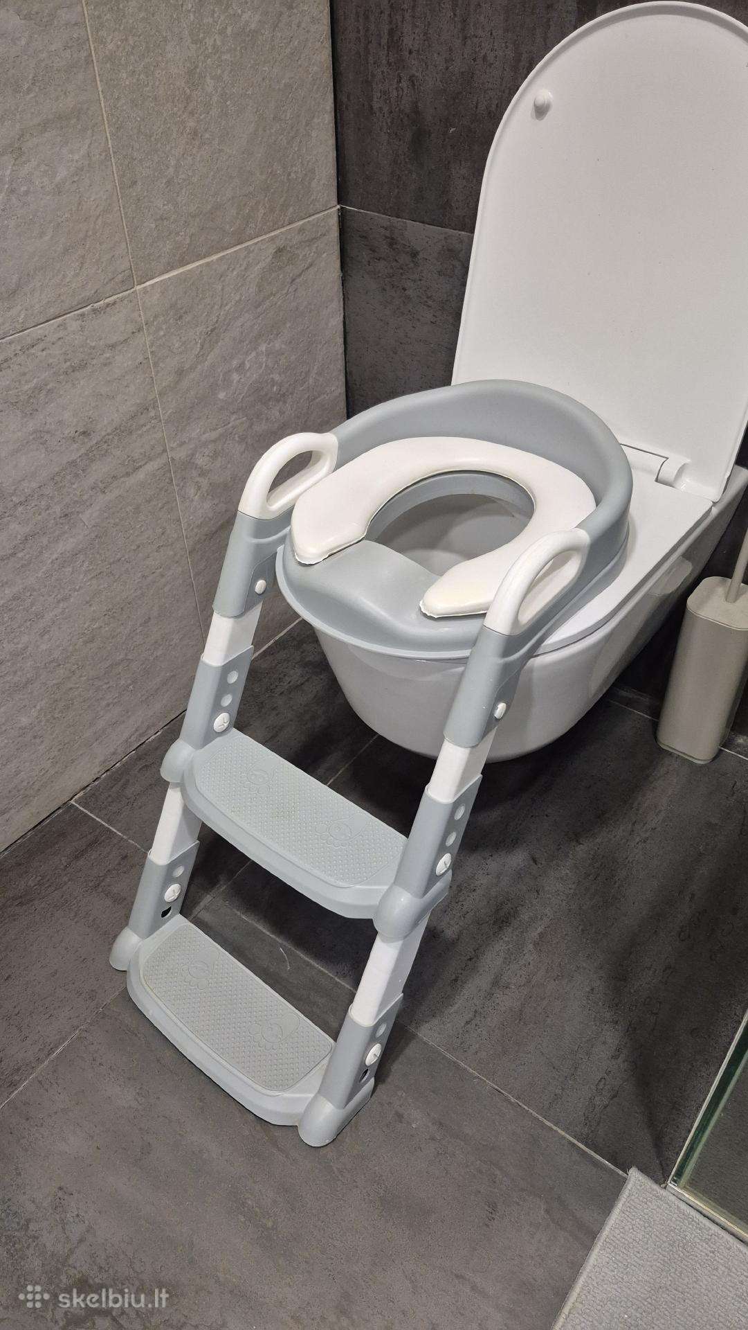 Reguliuojami tualeto laupteliai/žiedas vaikams