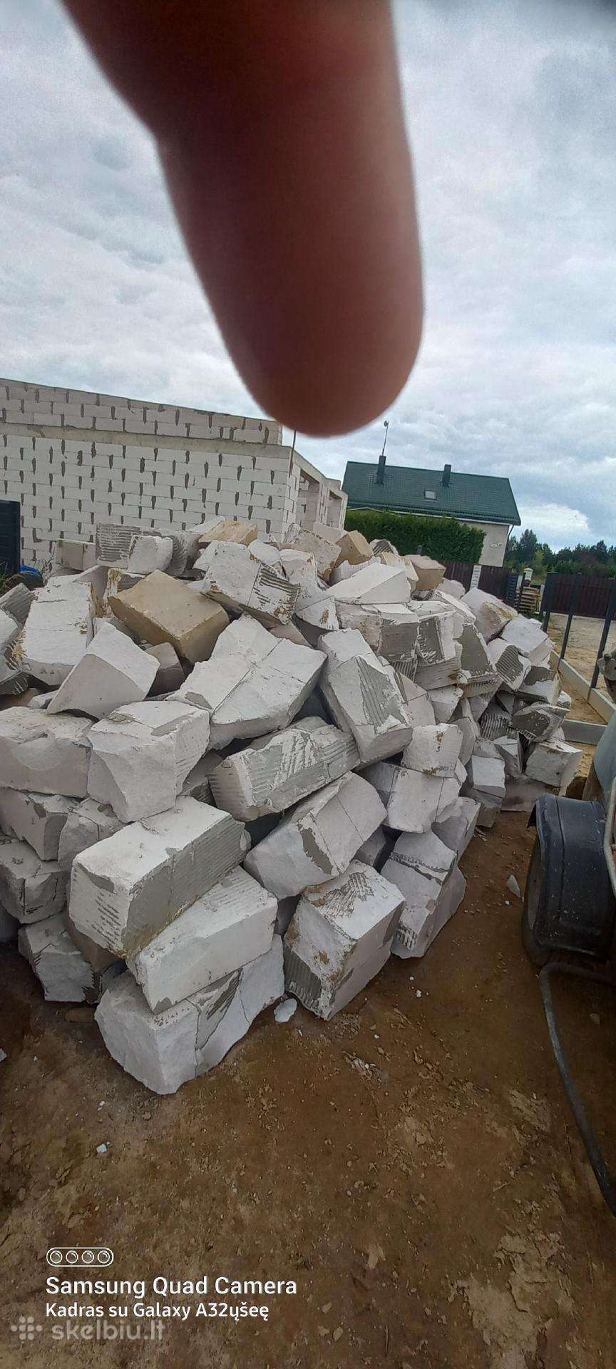 Atiduodu dujų silikato blokelius