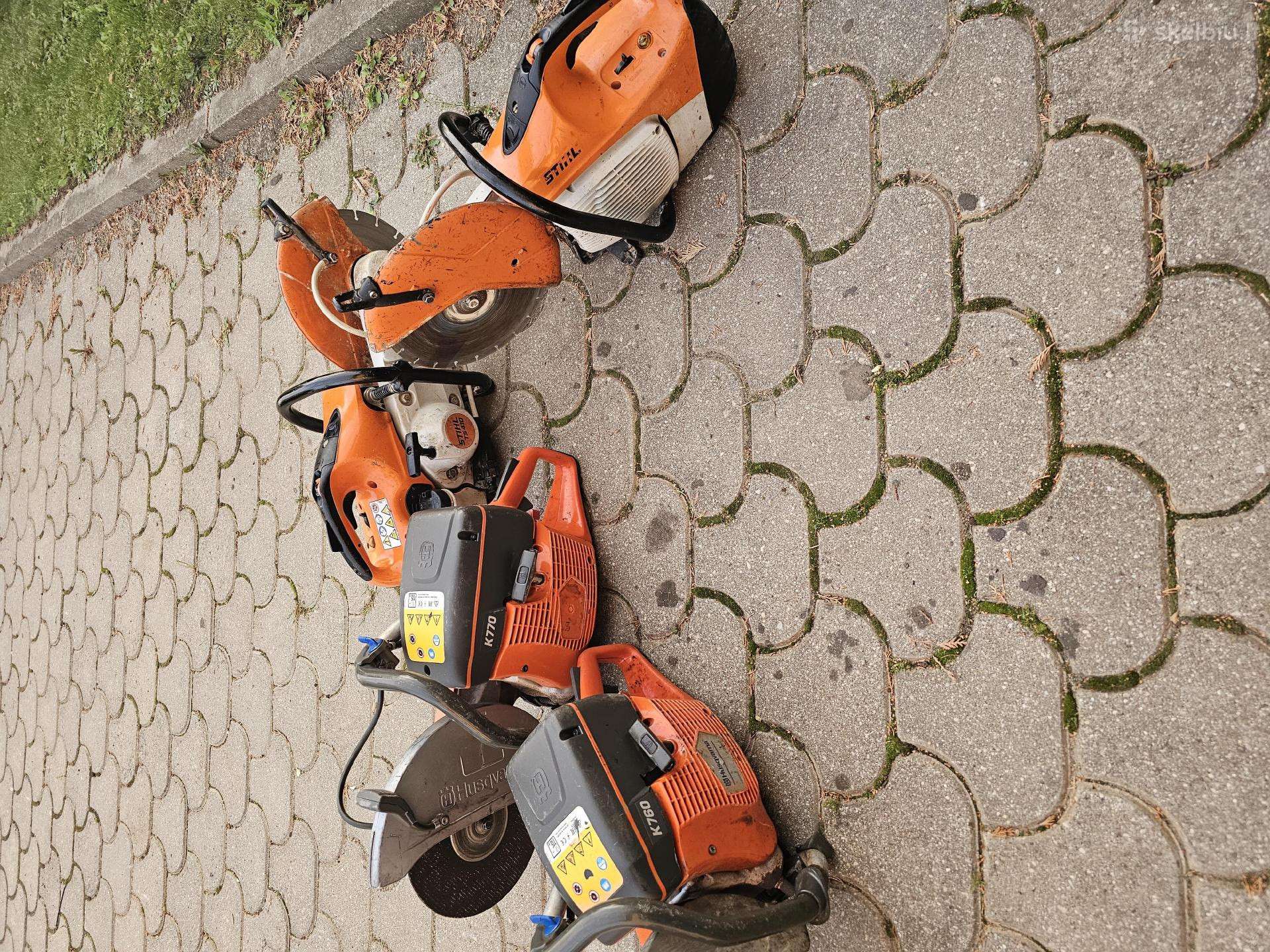 Stihl Ts410 Ir Husqvarna K770/760 Benzino Pjuklai