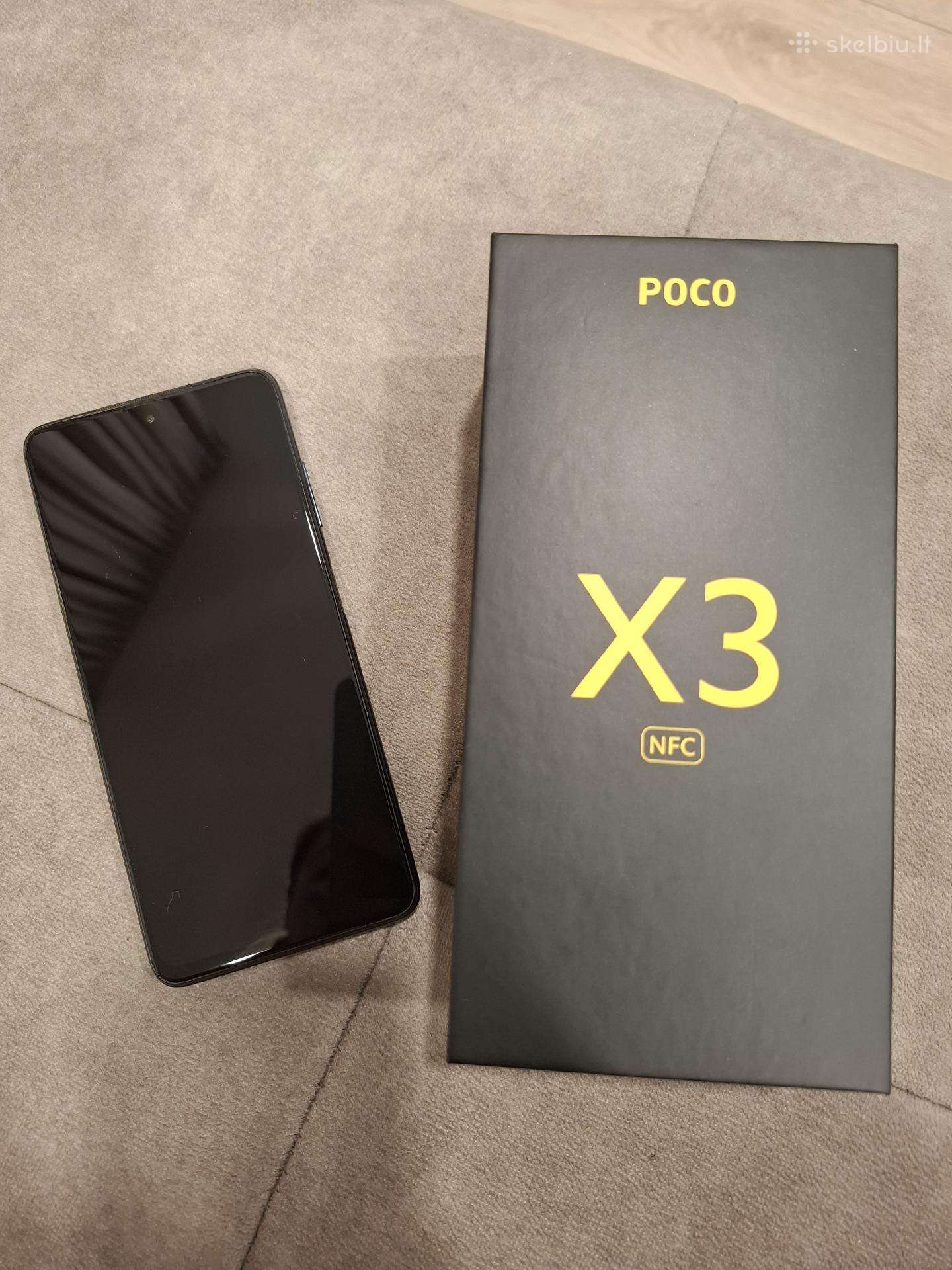 Poco X3 Nfc 6gb/64gb (Shadow Gray) su dėžute