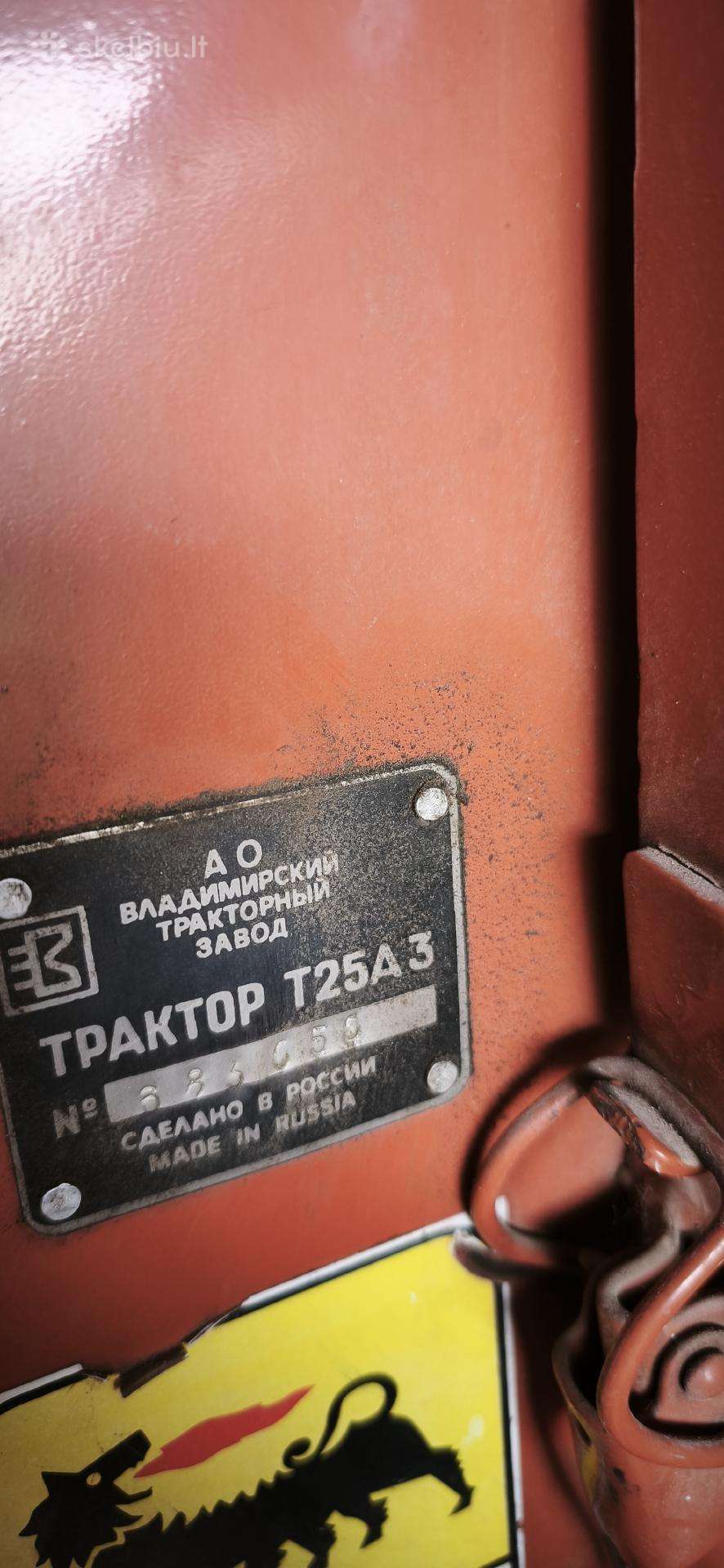 MTZ T-25A3, tractors