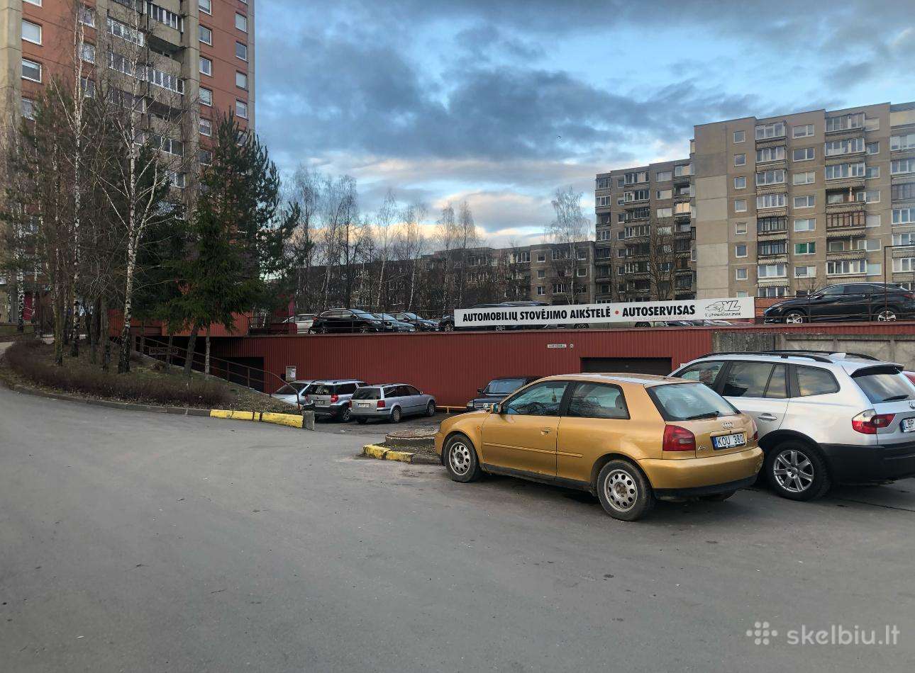 Išnuomojamas požeminis garažas