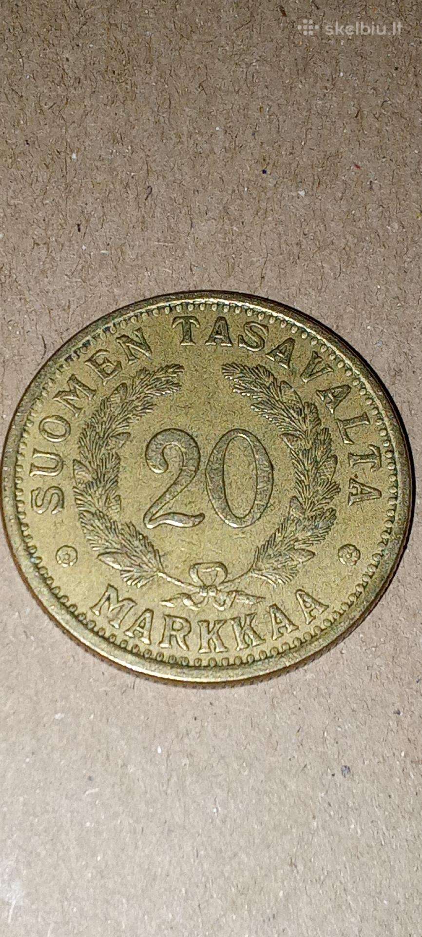 Suomija 20 markių 1936
