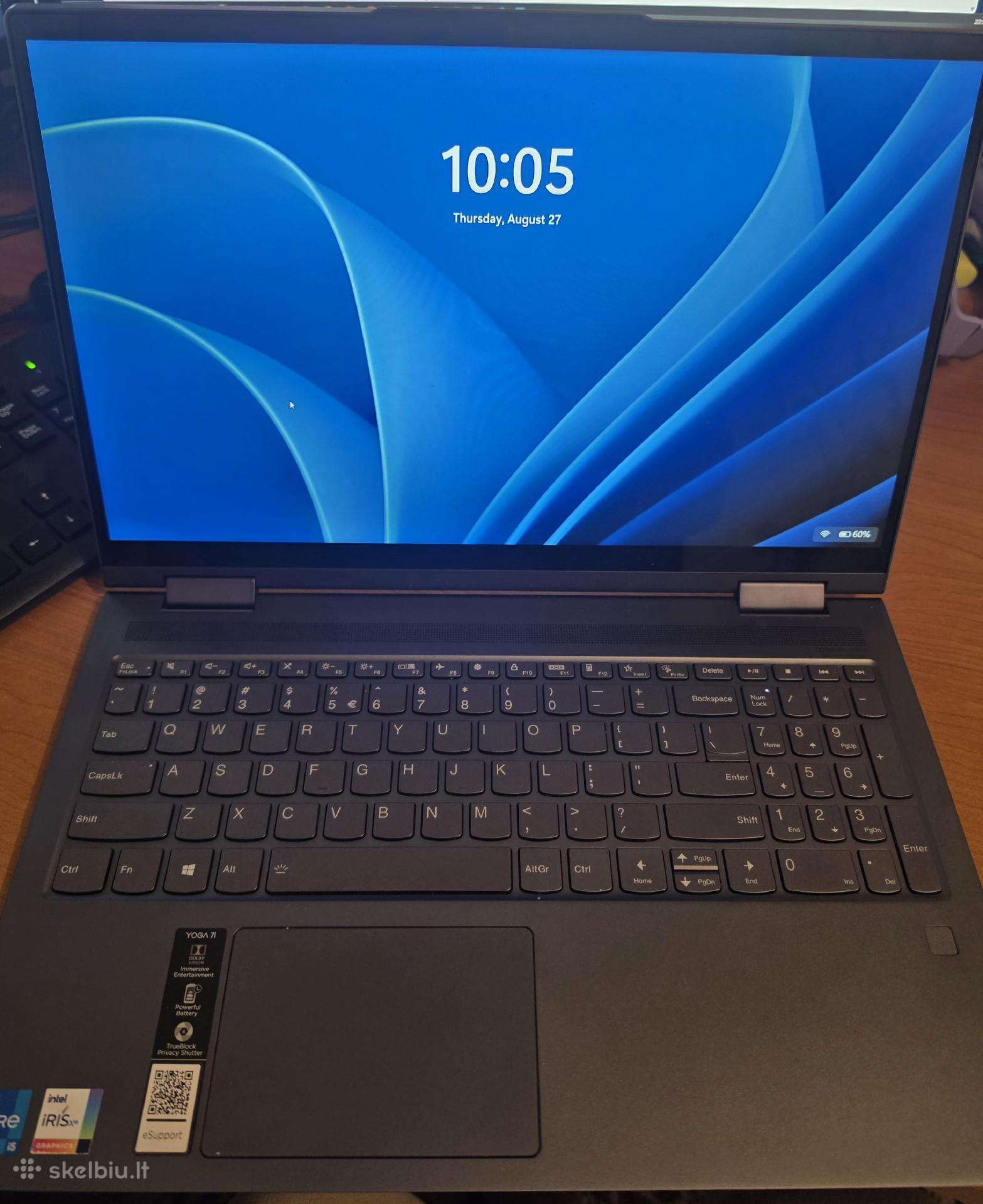 Lenovo Yoga 7 15itl5 i5 8 GB RAM 512 GB SSD