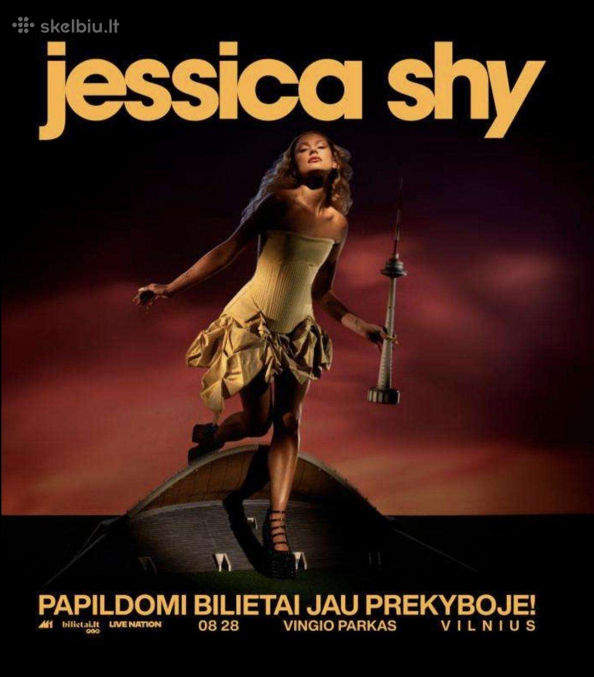 3 Bilietai į Jessica Shy 08.28