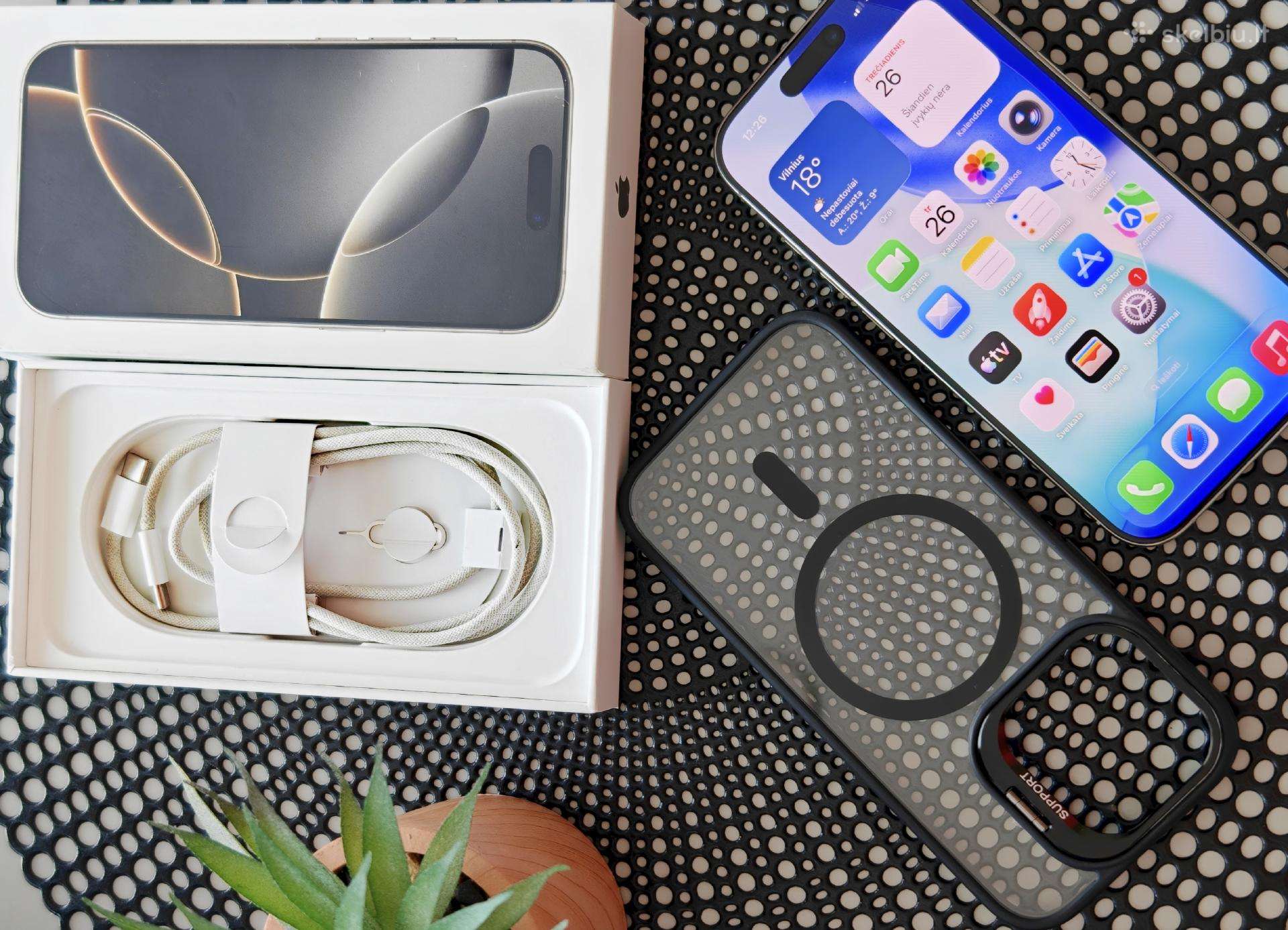 iPhone 16 Pro. Idealus. 128gb