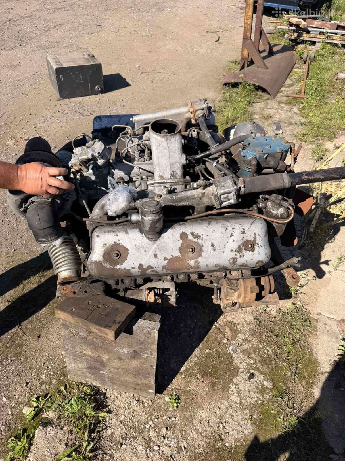 Maz v6 variklis su Turbina