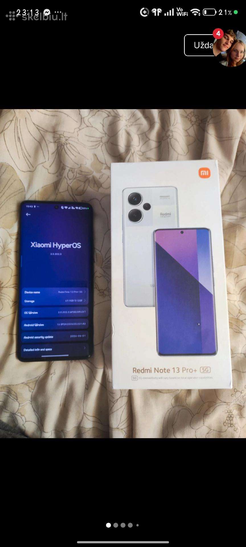 Xiaomi Redmi Note 13 Pro+ 512/12gb