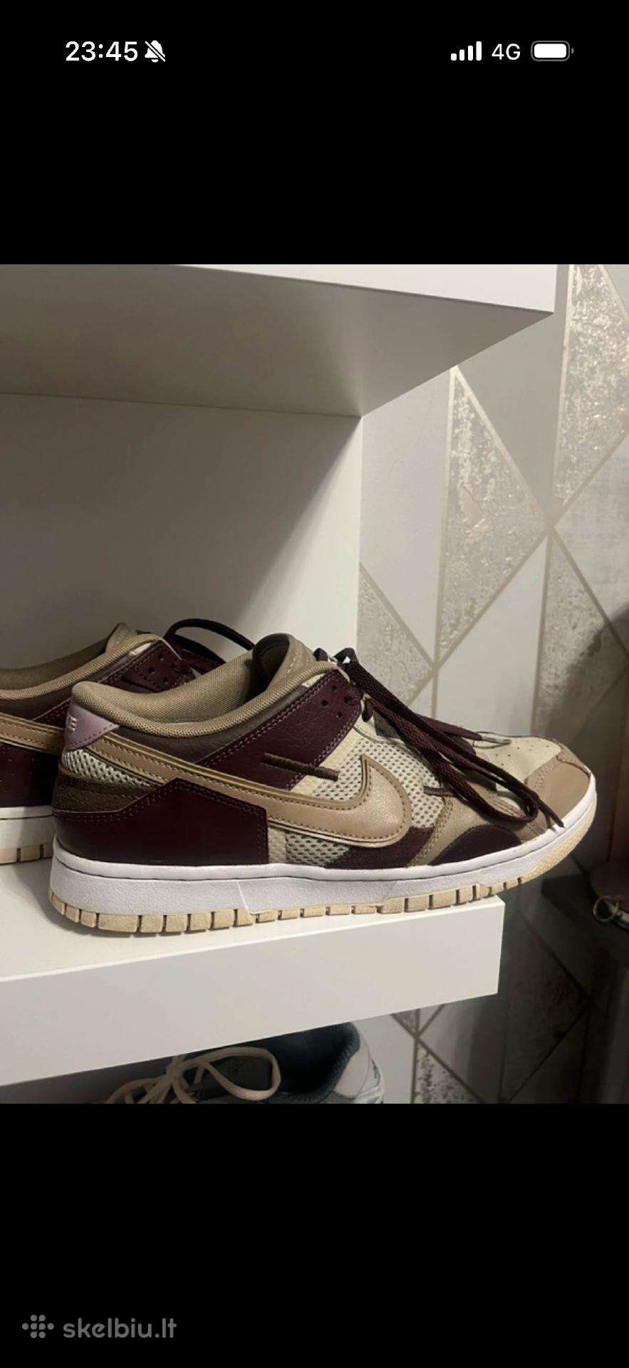 Nike dunk low scrap latte 43