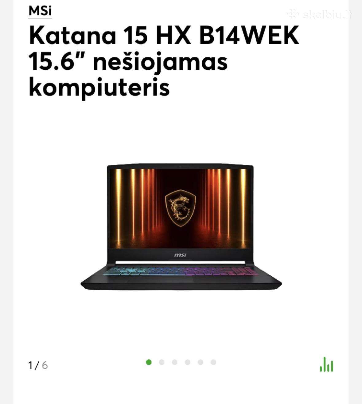 Nešiojamas žaidimų kompiuteris
