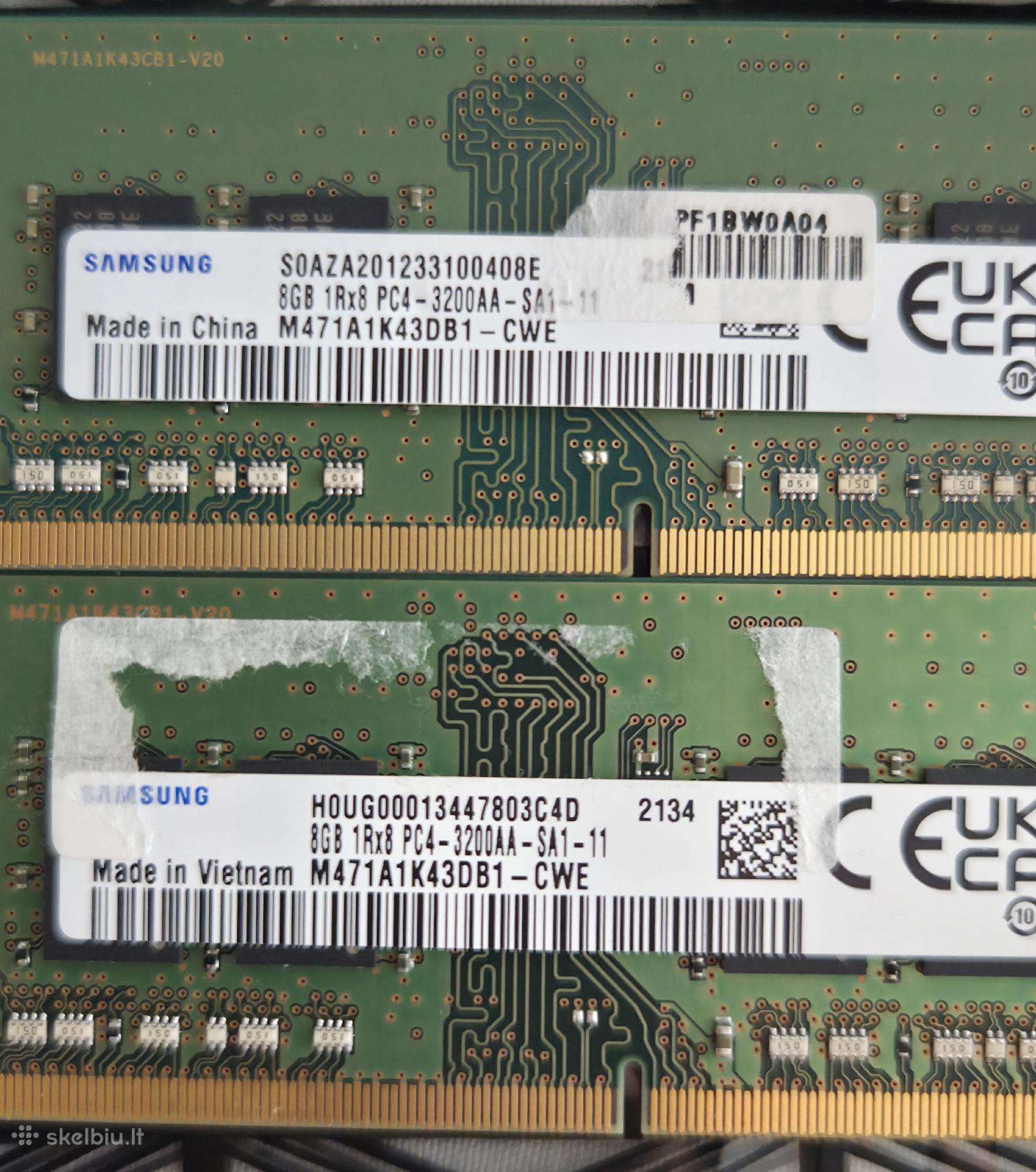 Sodimm Dd4 2x8gb 3200mhz, sodimm ddr3 4gb