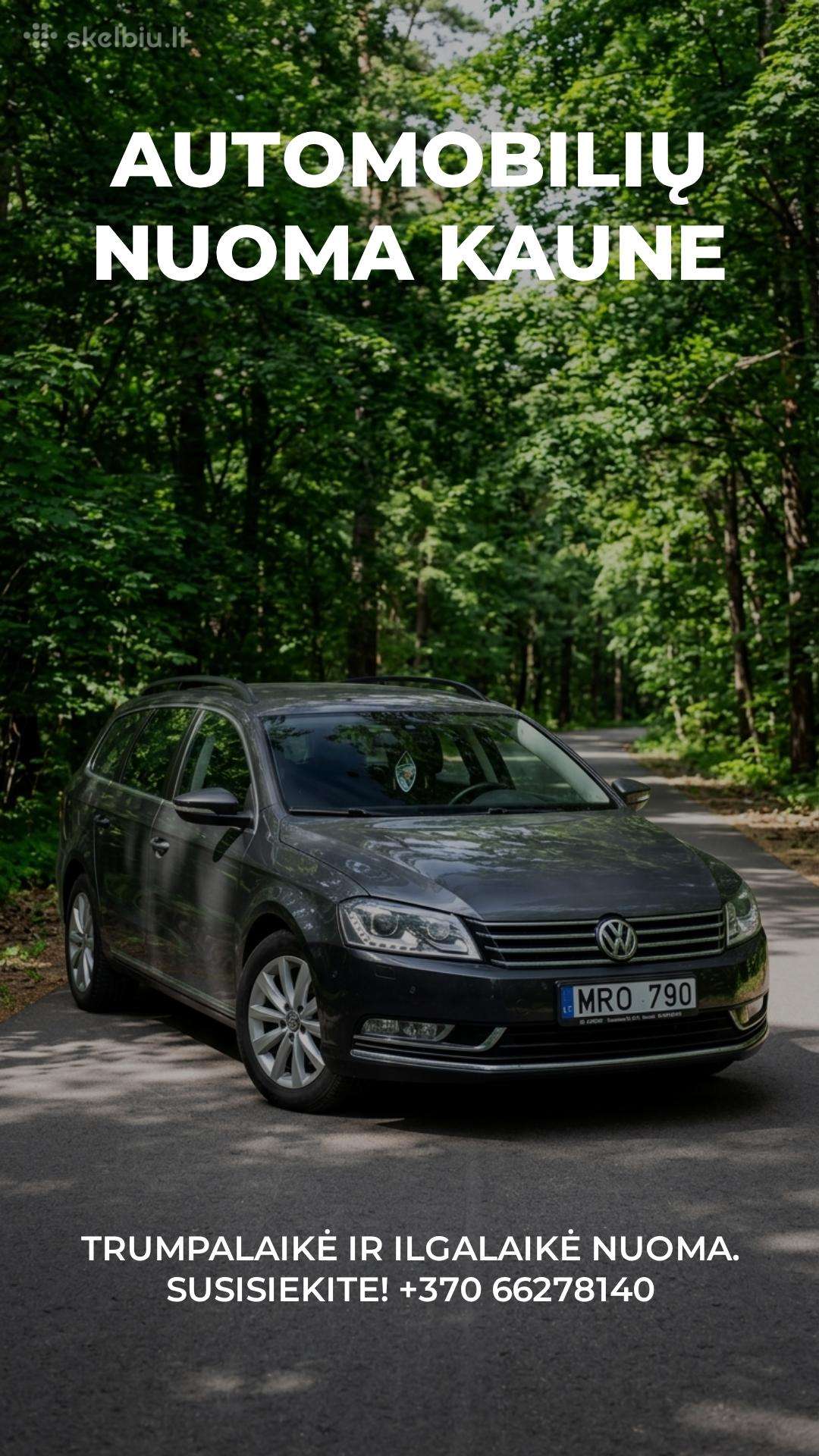 Automobilio nuoma Kaune VW Passat Bmw F11 VW Golf